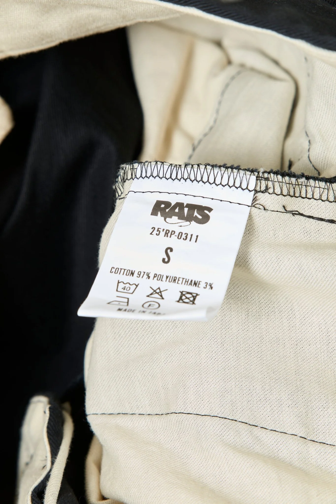 Rats LL Chino Pants - Black