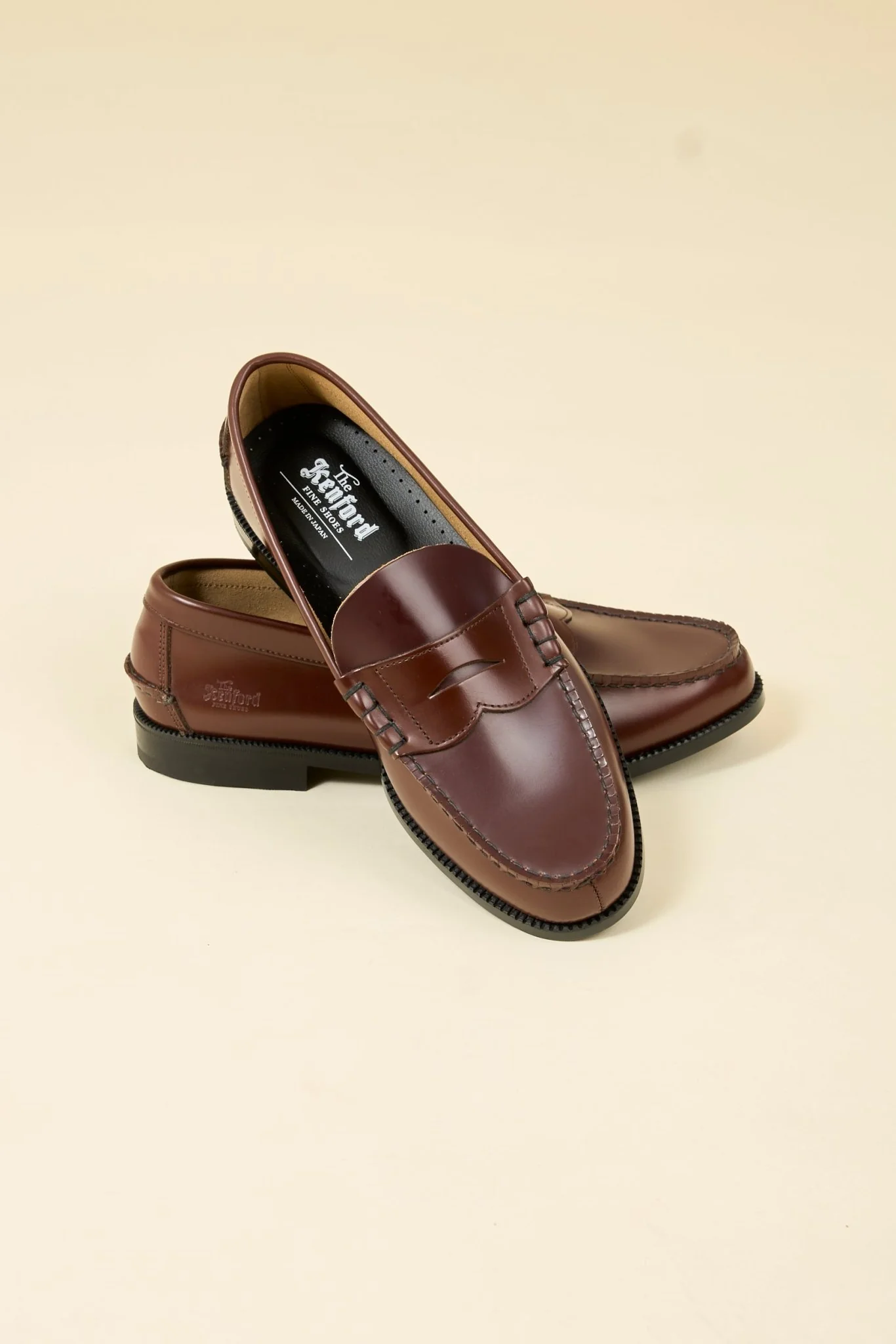 Kenford Shoes Combi Loafer - Dark Brown / Wine