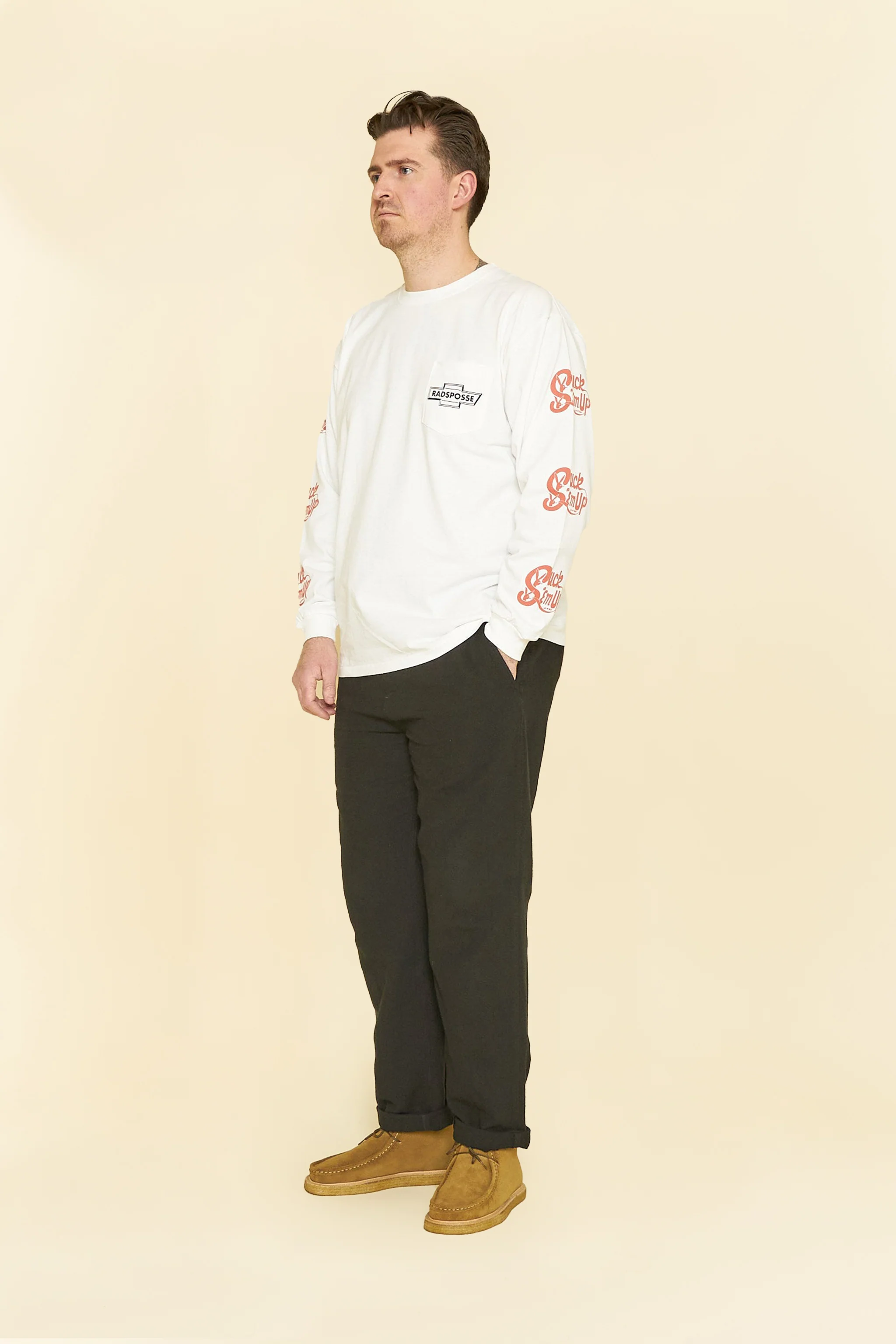 Radiall Posse L/S T-Shirt - White