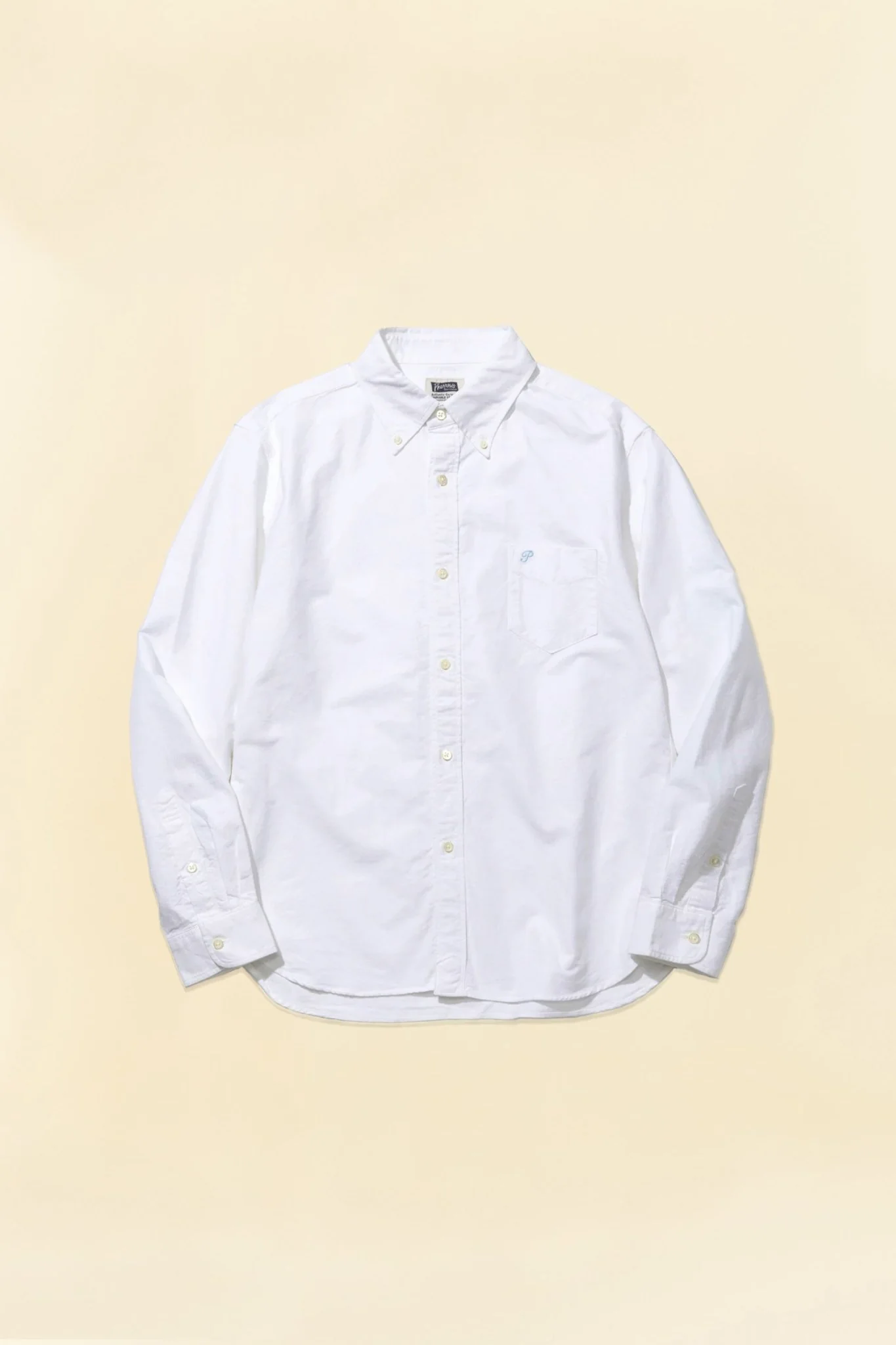 Pherrow's Button Down Oxford Shirt - White
