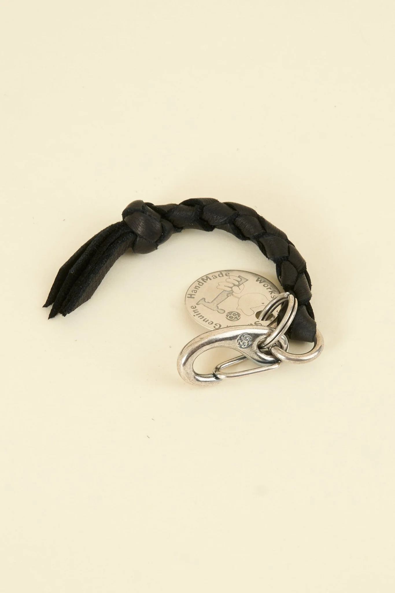 SunKu Wichard Deer Leather Keyring - Black