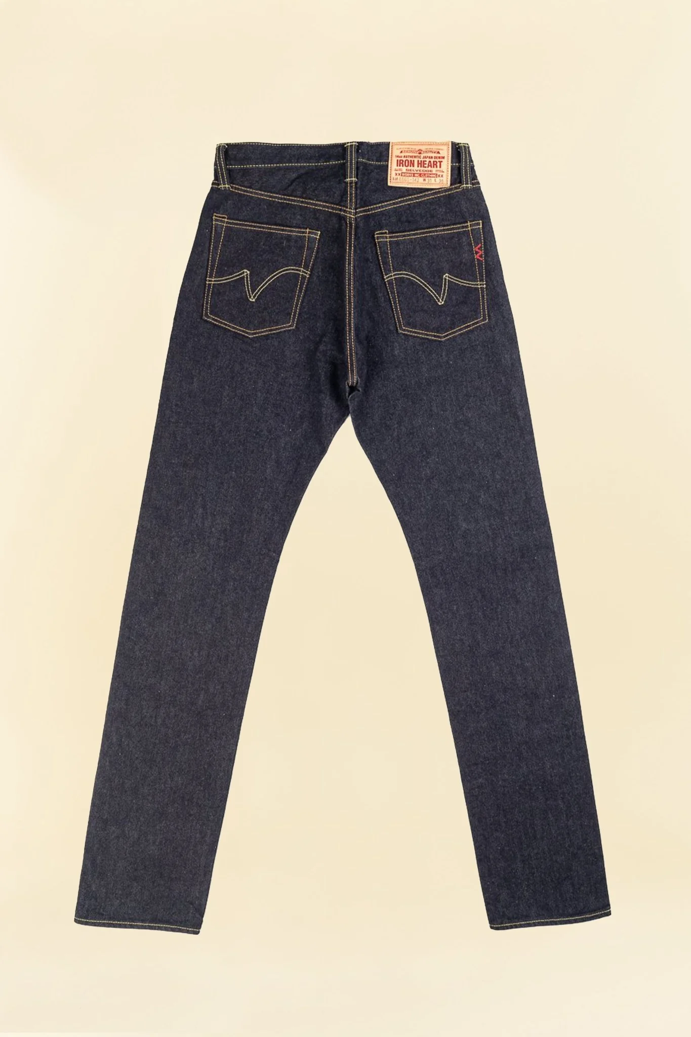 Iron Heart 14oz IH-888S-142 High Rise Tapered Jeans - Indigo