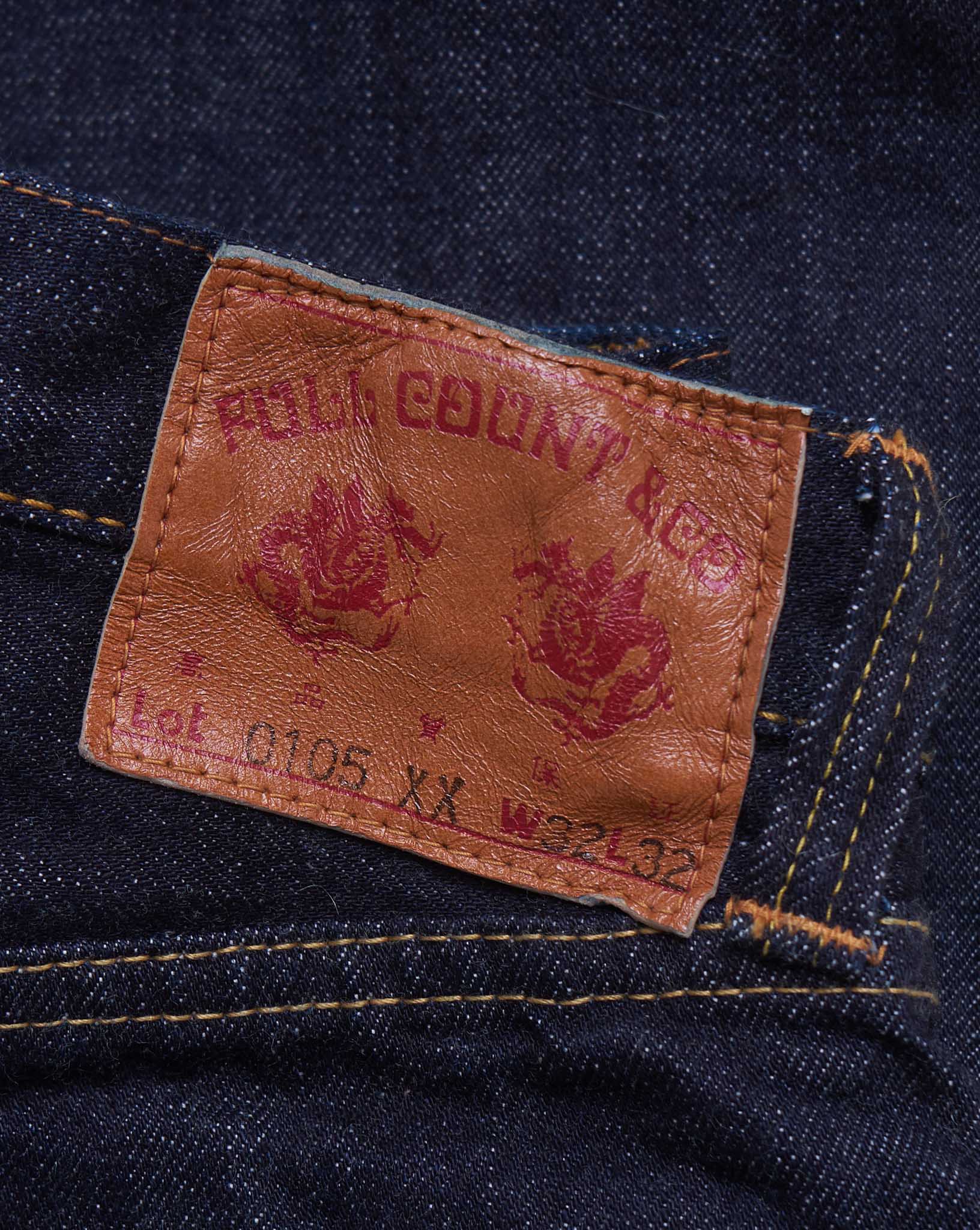 Fullcount 0105XX Wide Selvedge Denim - 15.5oz