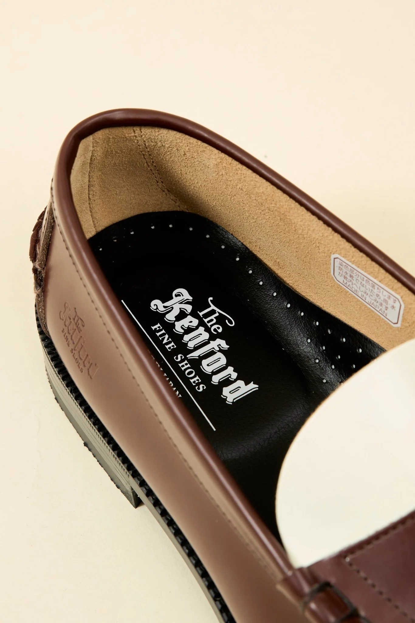 Kenford Shoes Combi Loafer - Dark Brown / White