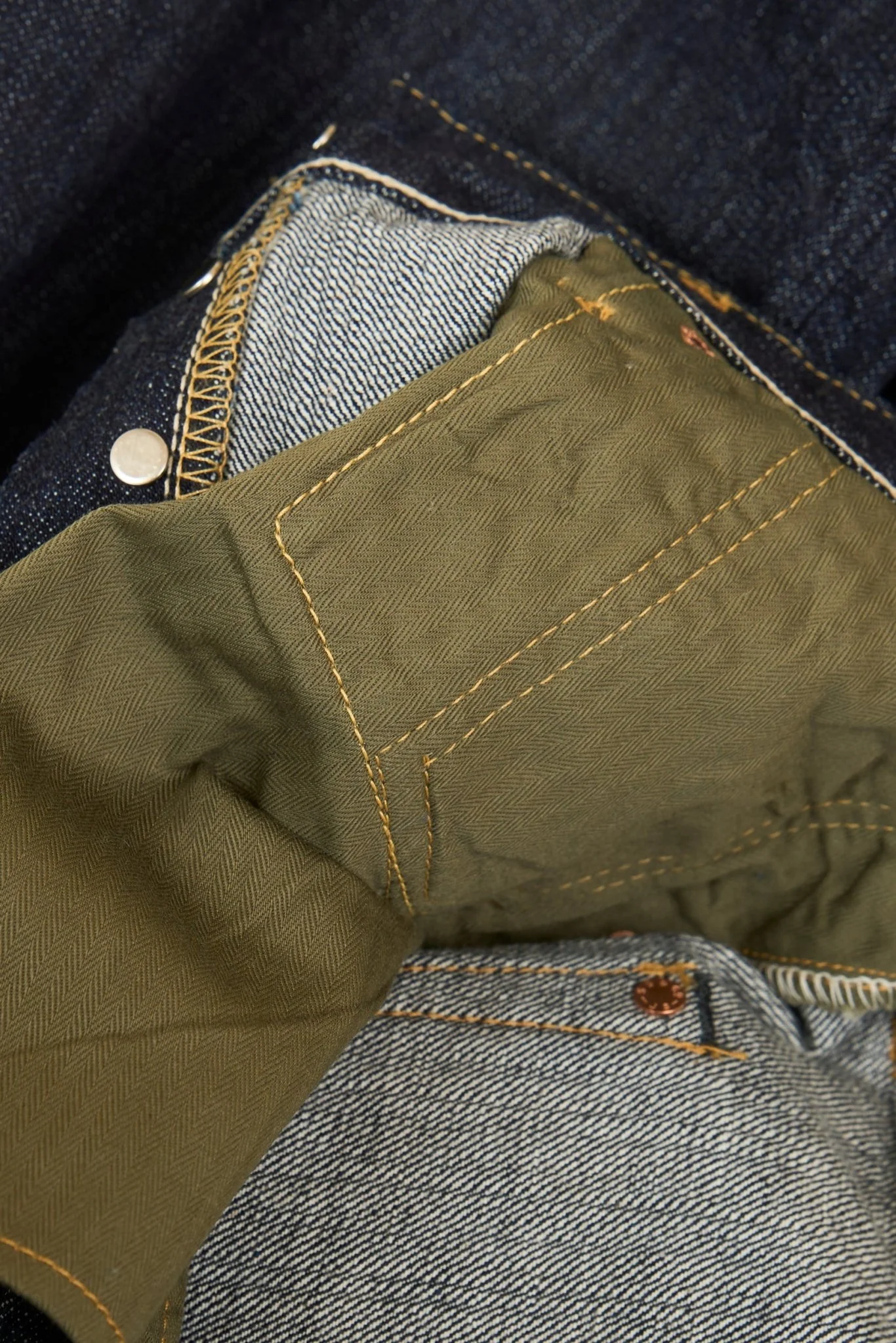 Pherrow's 451SW Wide Straight Selvedge Denim - 13.5oz