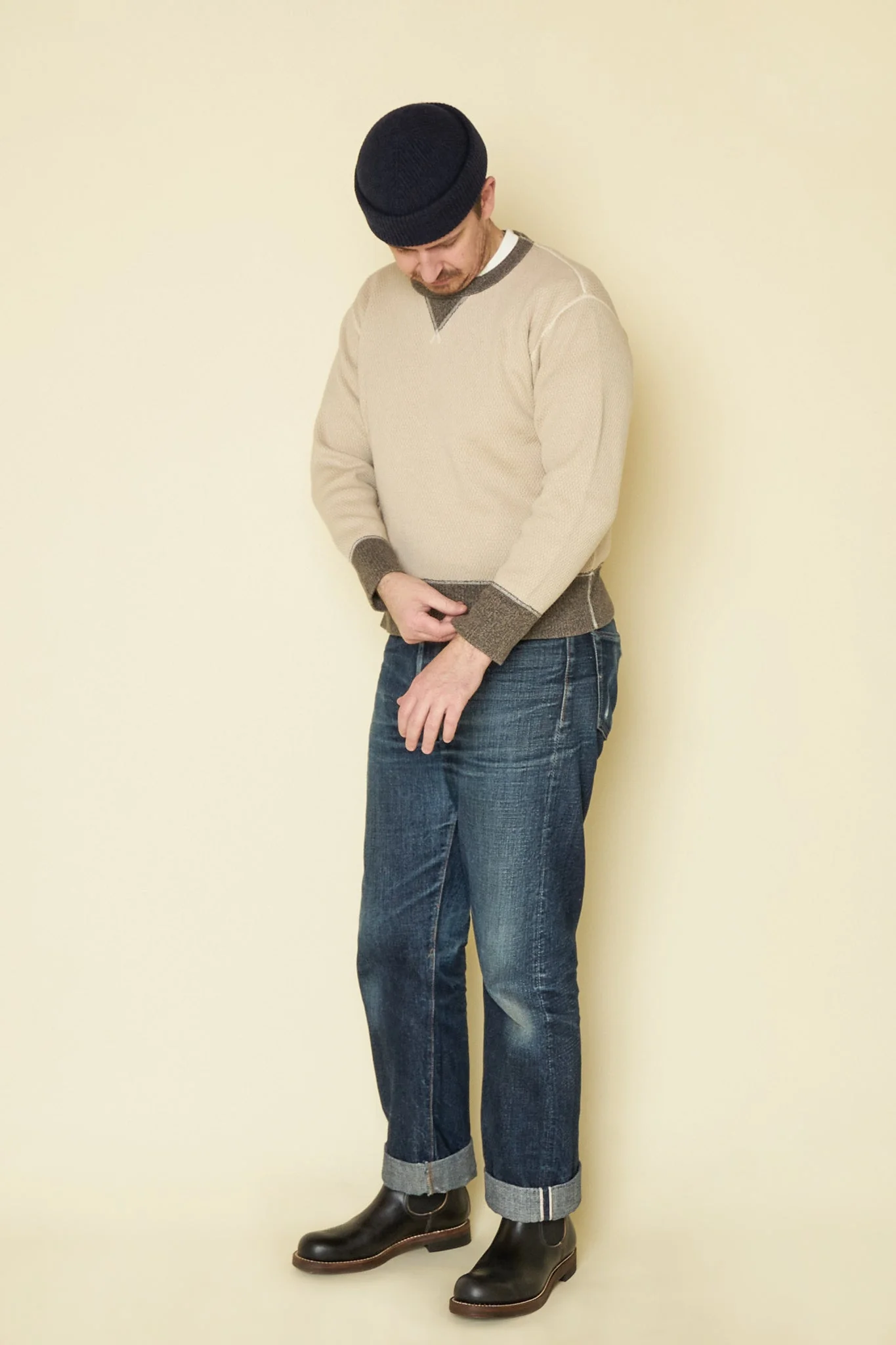 Belafonte Ragtime Super Heavy WV Thermal Sweatshirt - Smoky Ash Gray