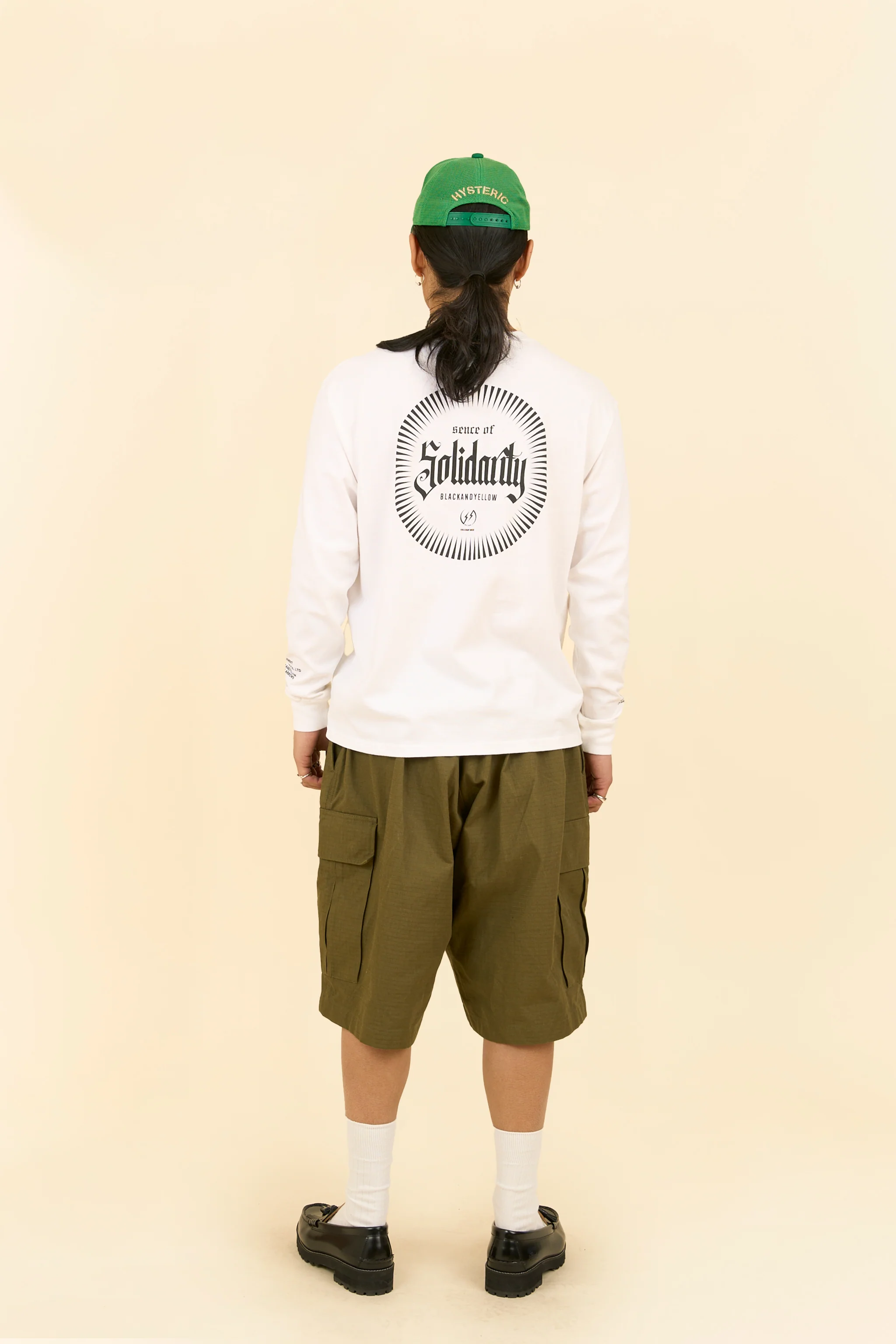 Rats Solidarity Pocket Long Sleeve - White