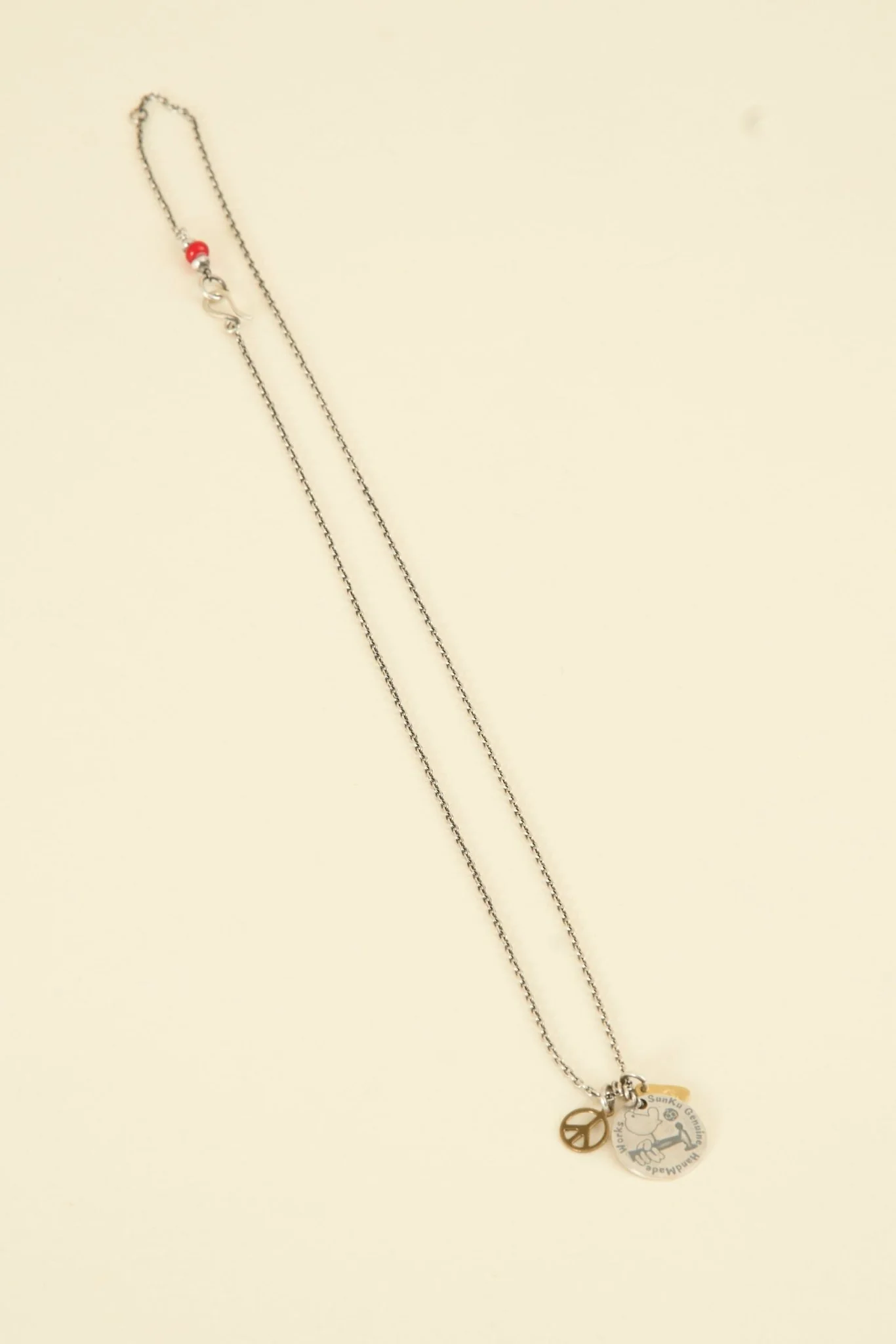 SunKu Plate Necklace - Silver / Gold