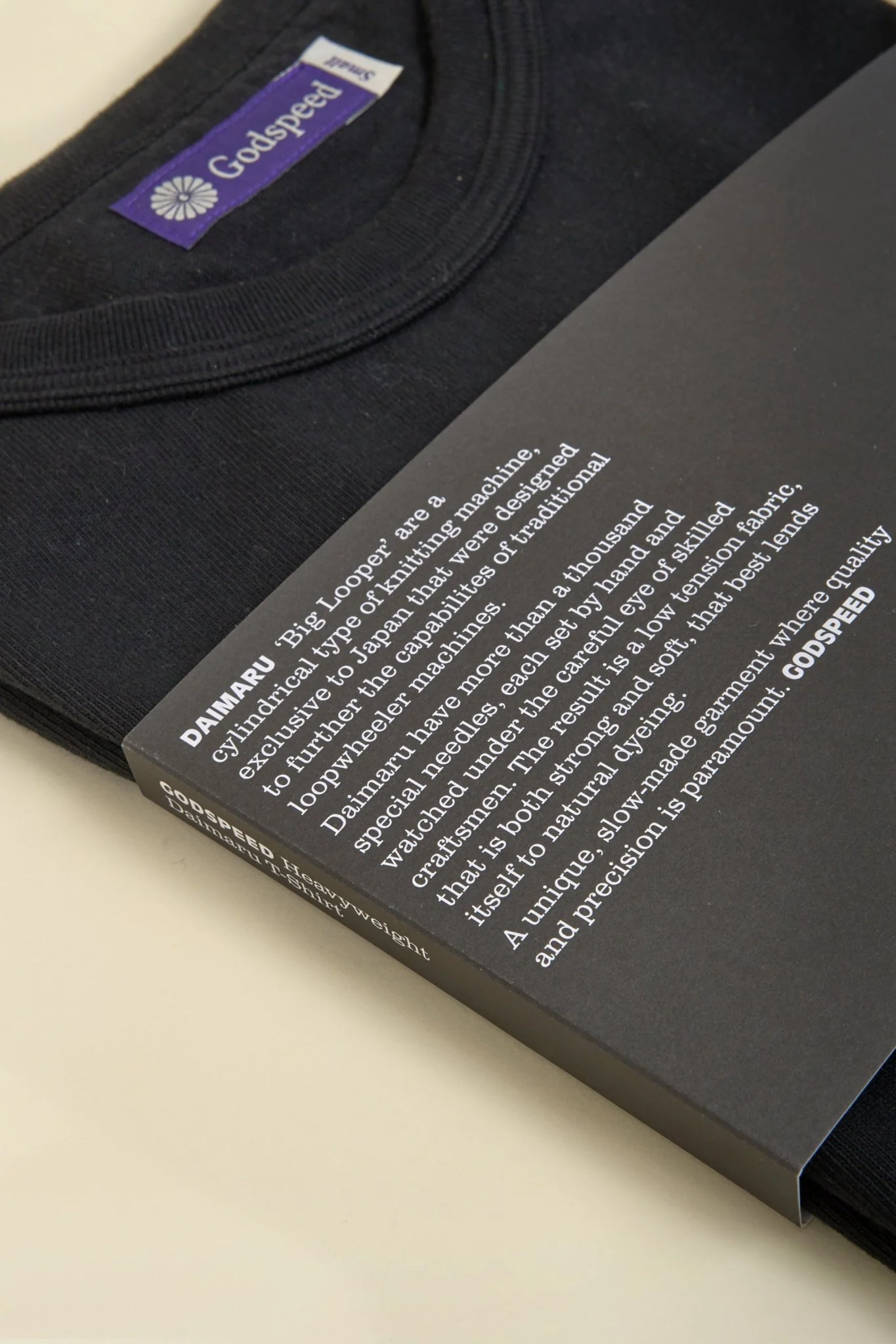 Godspeed Heavyweight Daimaru 10oz Pocket T-Shirt - Black