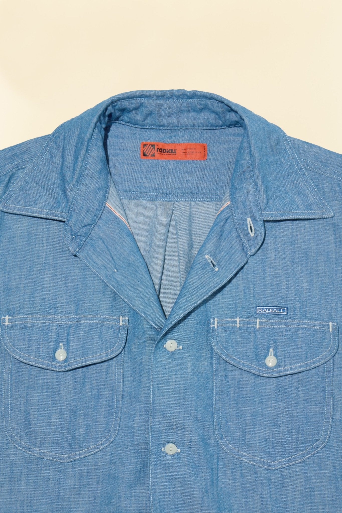 Radiall Wheels L/S Work Shirt - Indigo