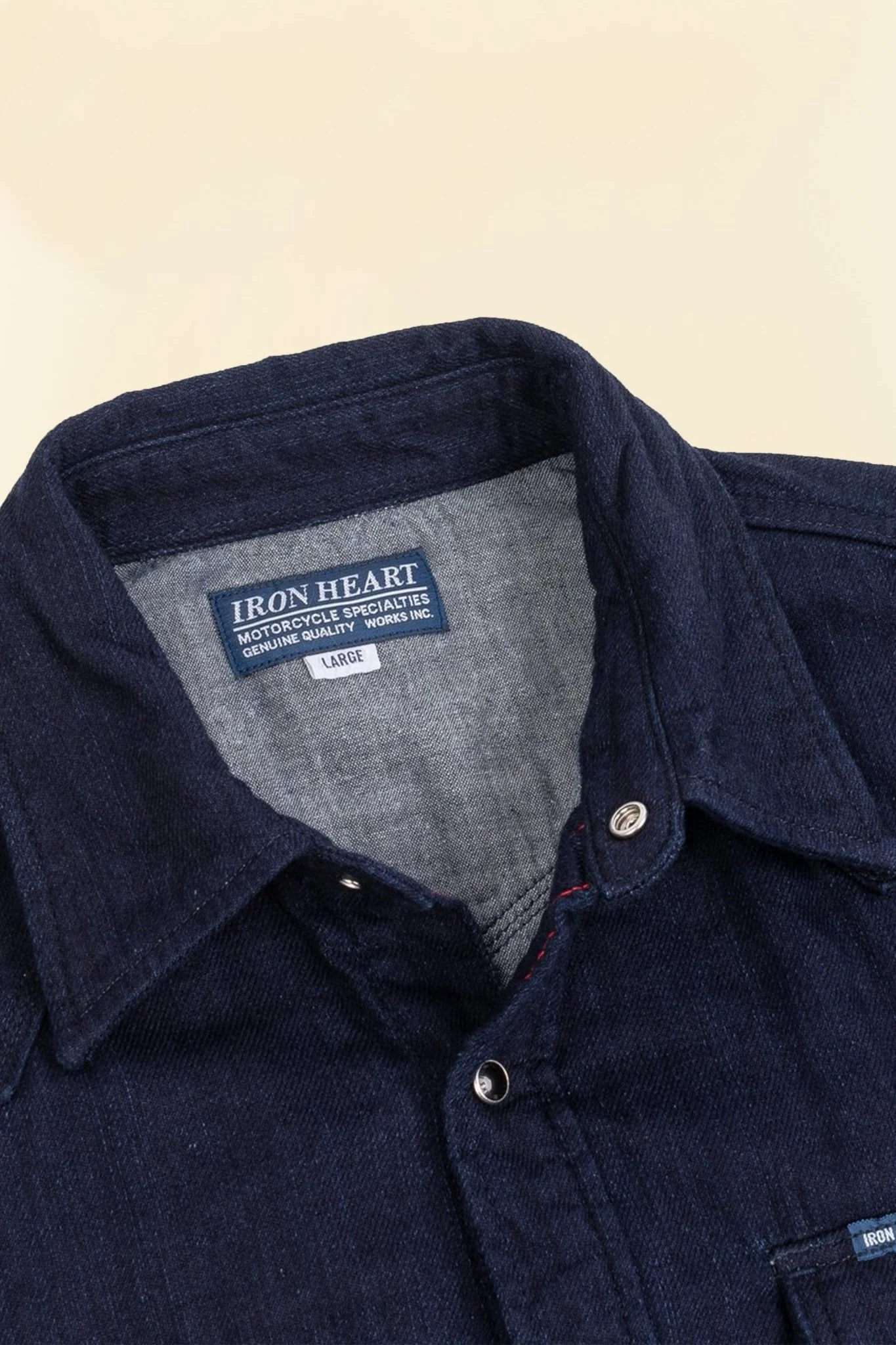 Iron Heart 10oz Double Cloth Denim CPO Shirt - Indigo