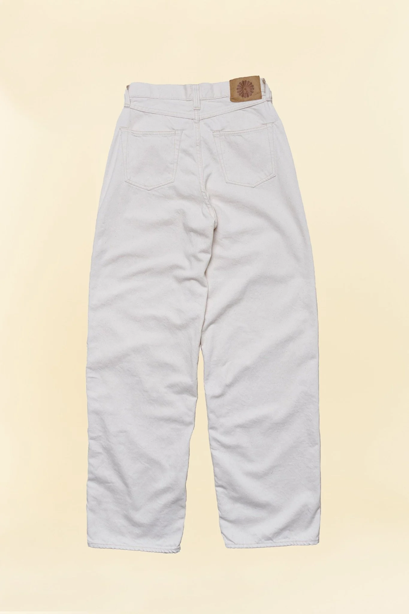 Godspeed 'Cloudkicker' Women's High-Rise Wide Leg Denim - Natural