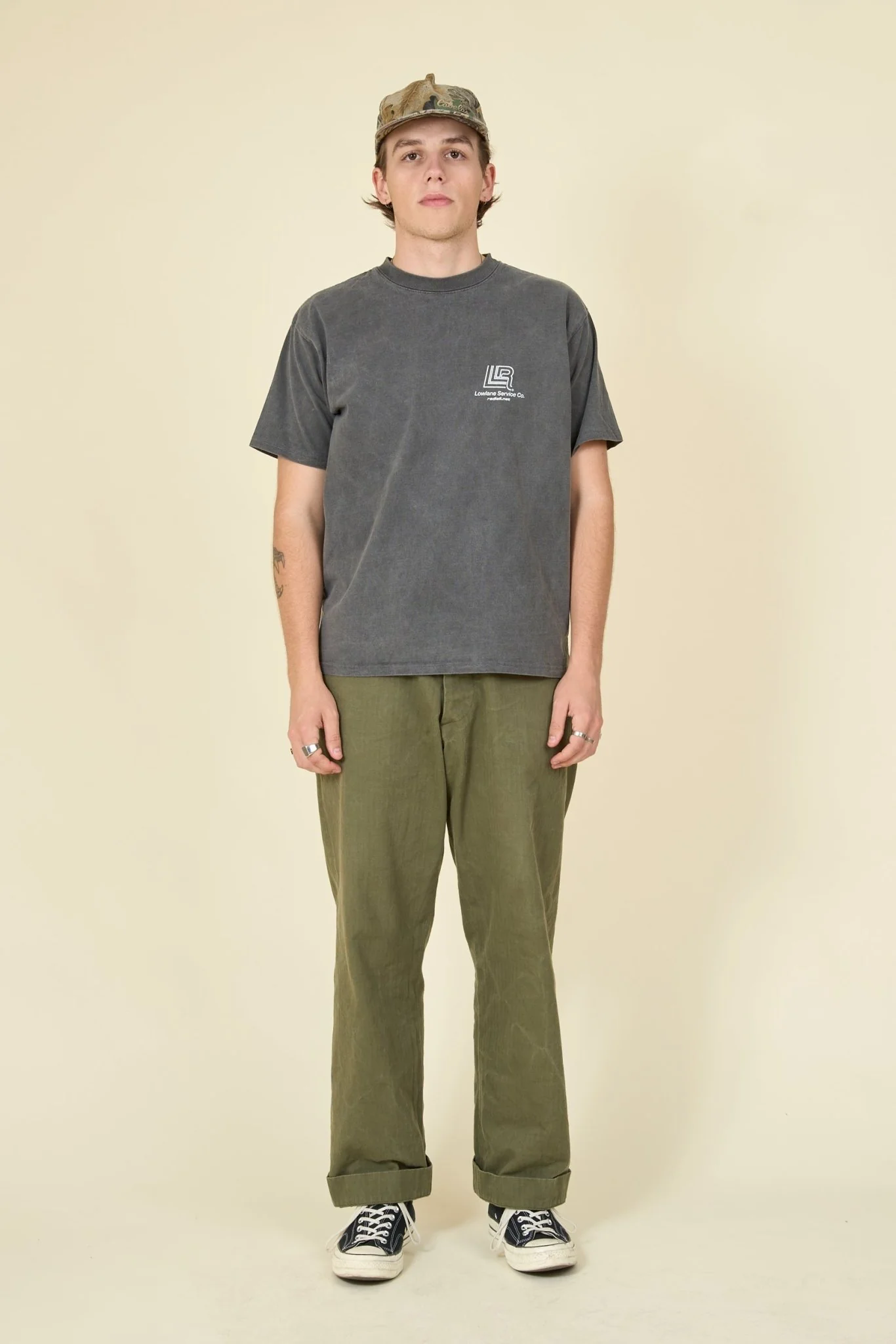 Radiall Lowlane T-Shirt - Shady Black