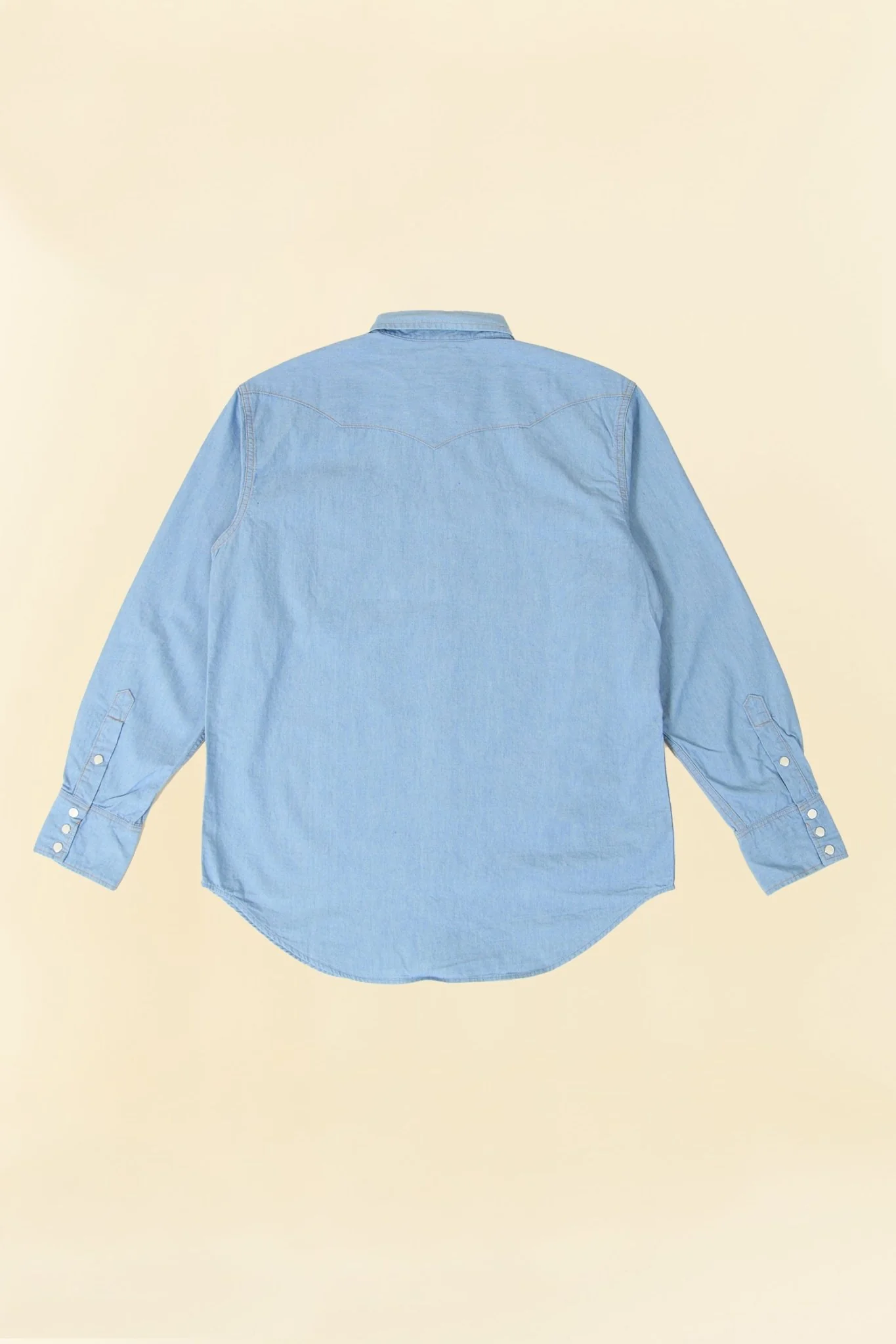 Dubble Works Lot. 43001 Western Shirt - Sax Blue