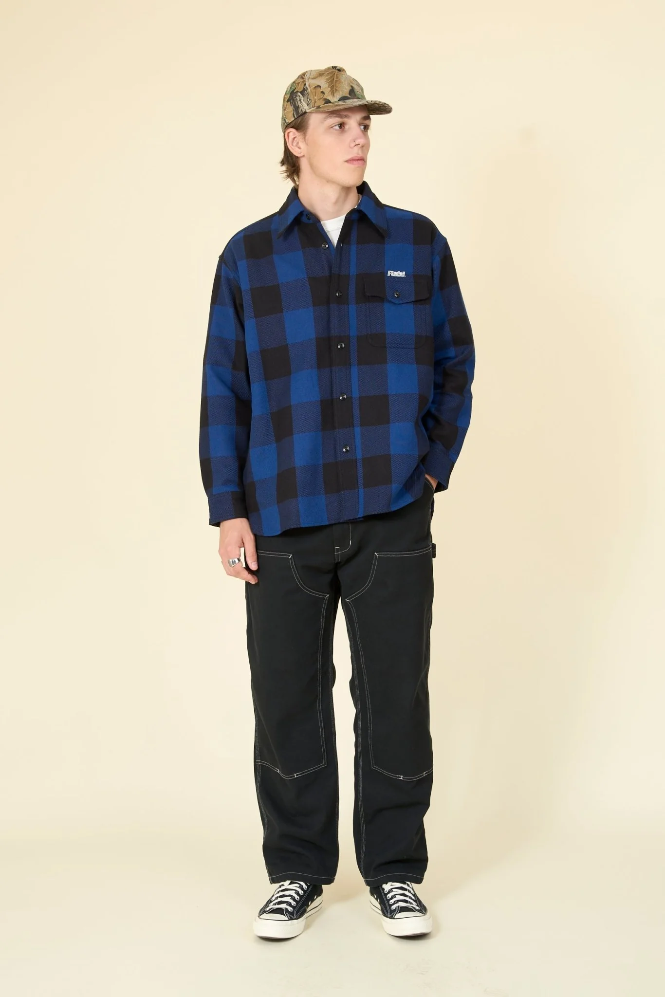 Radiall Tailgate L/S Shirt - Navy