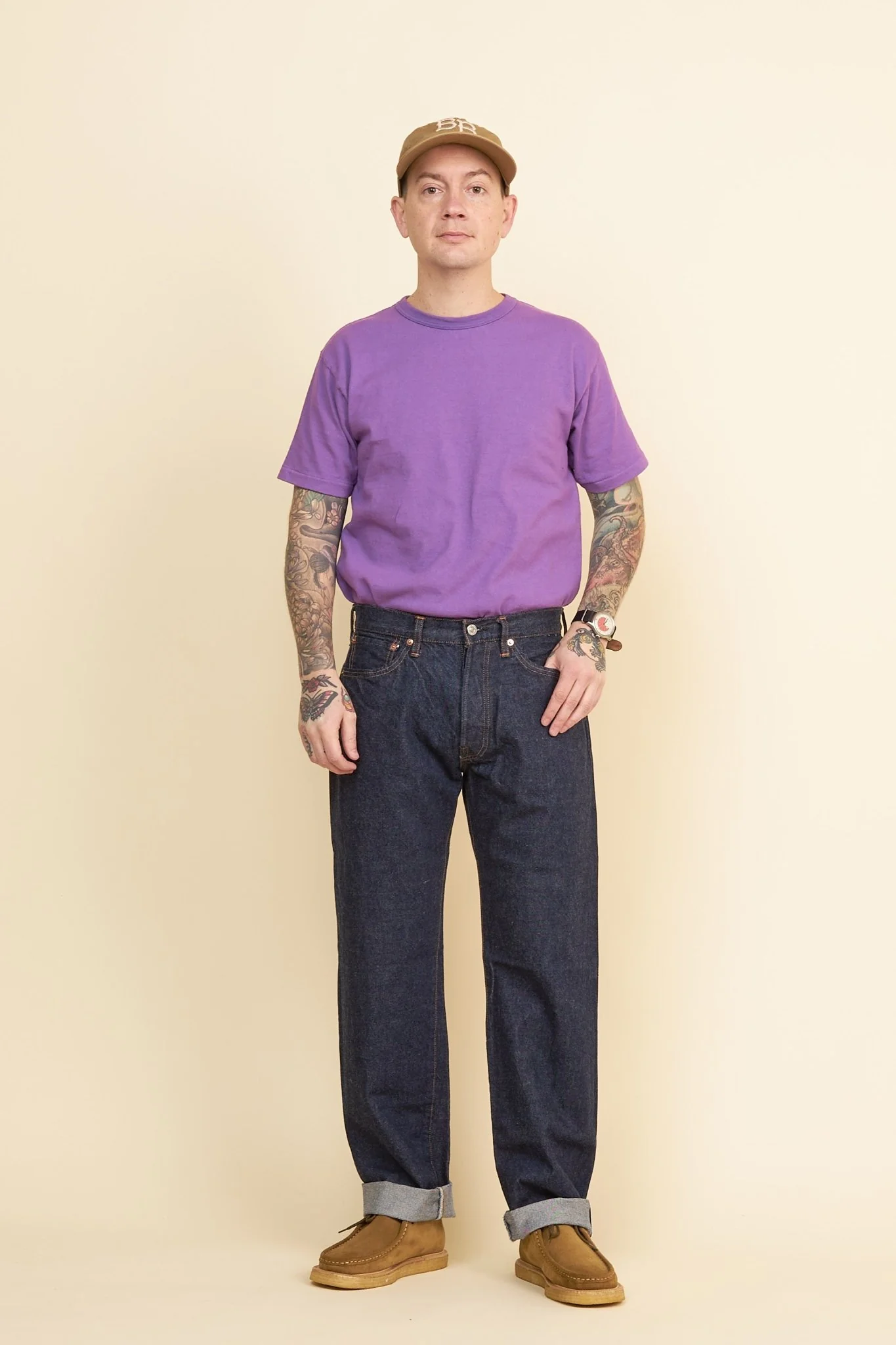 TCB Jeans 60's XX Medium Rise Tapered Denim - 13oz