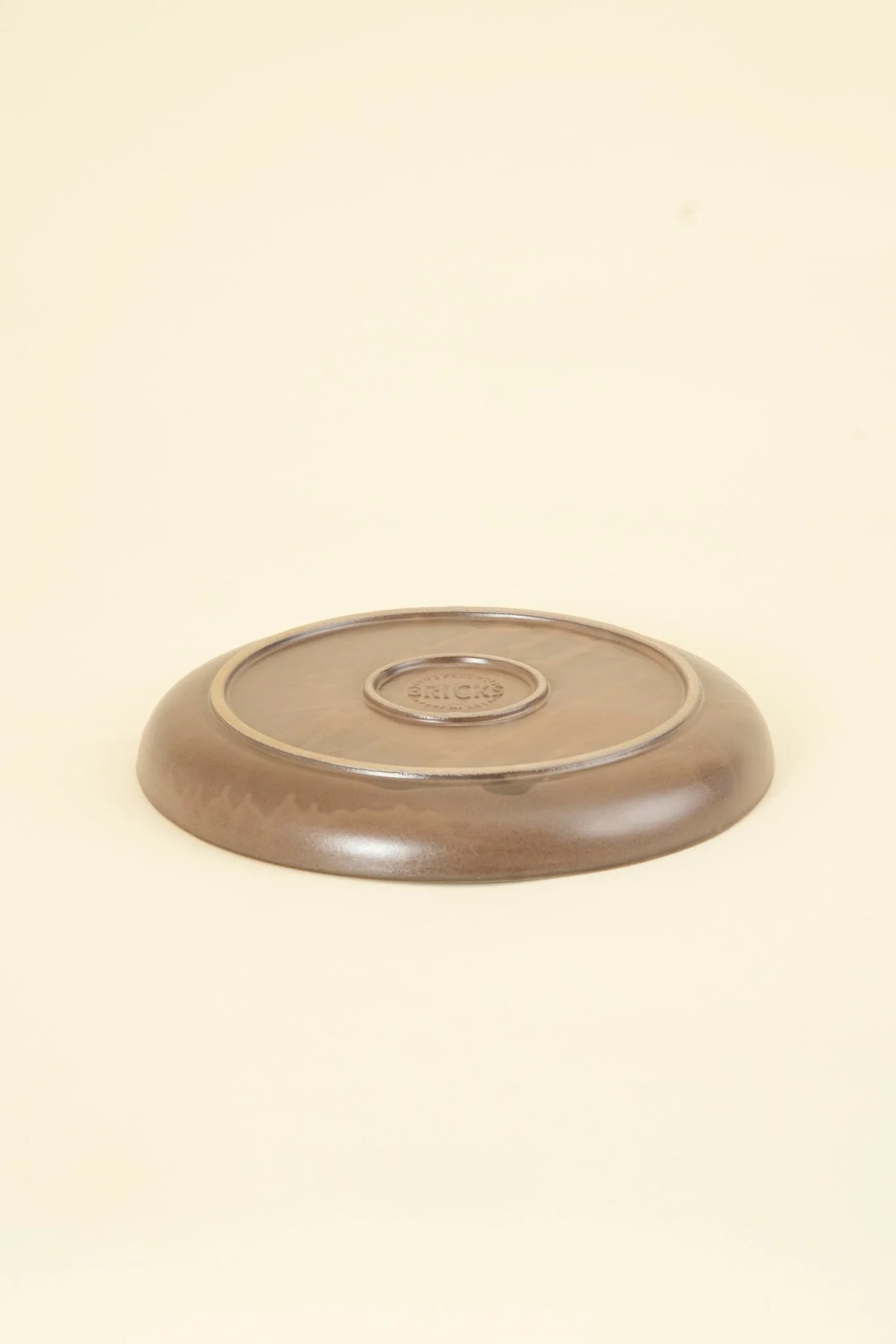 CHIPS Inc. BRICKS Large Plate - Brown