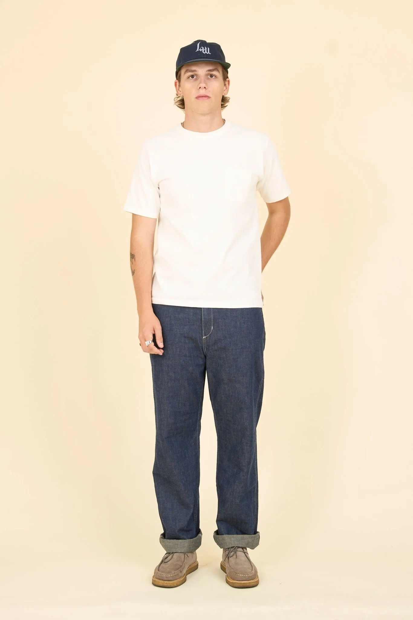 Japan Blue Wide Carpenter Pants - 10oz Denim