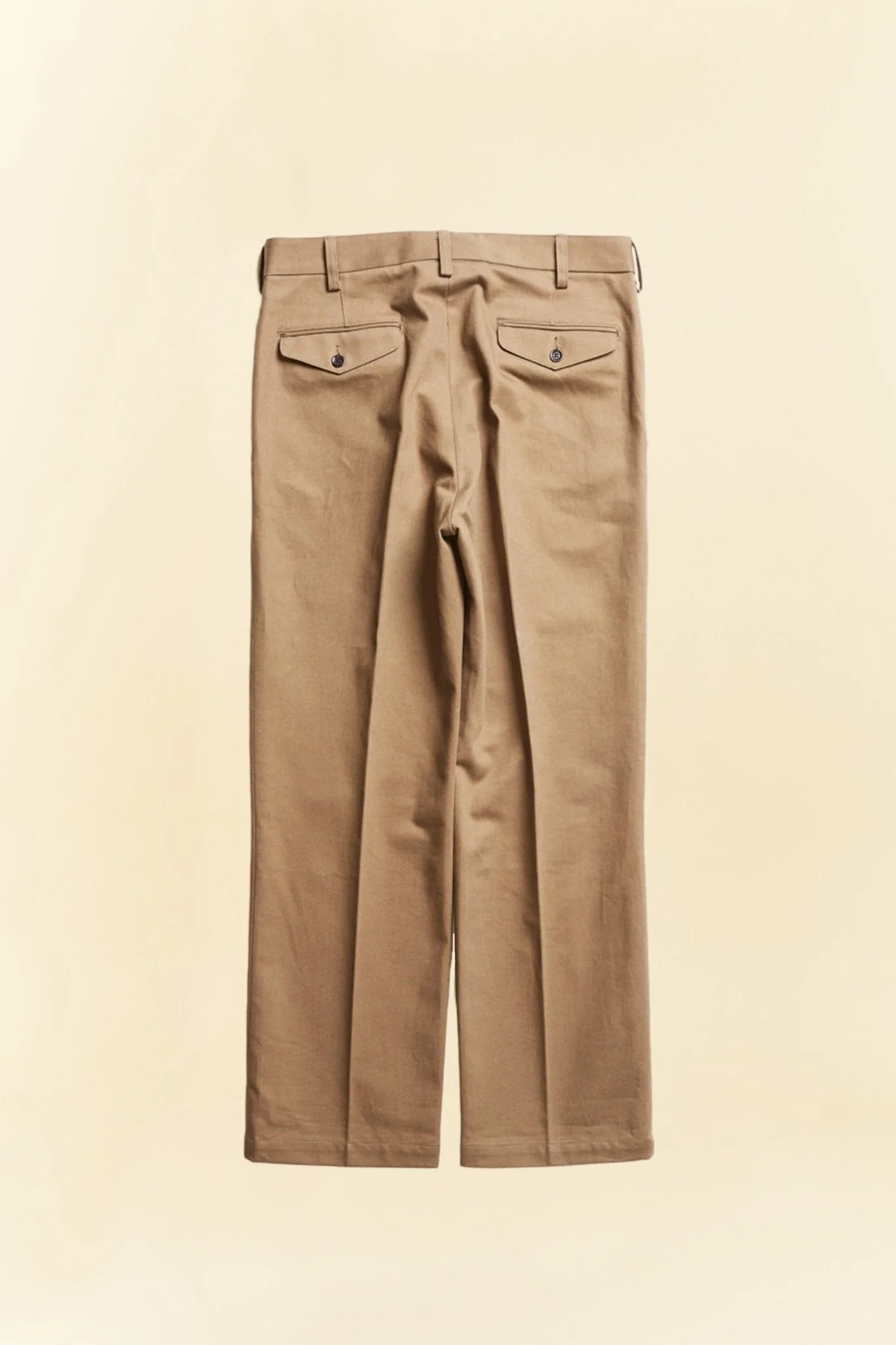 Addict Clothes Single Pleated Army Trousers - Khaki