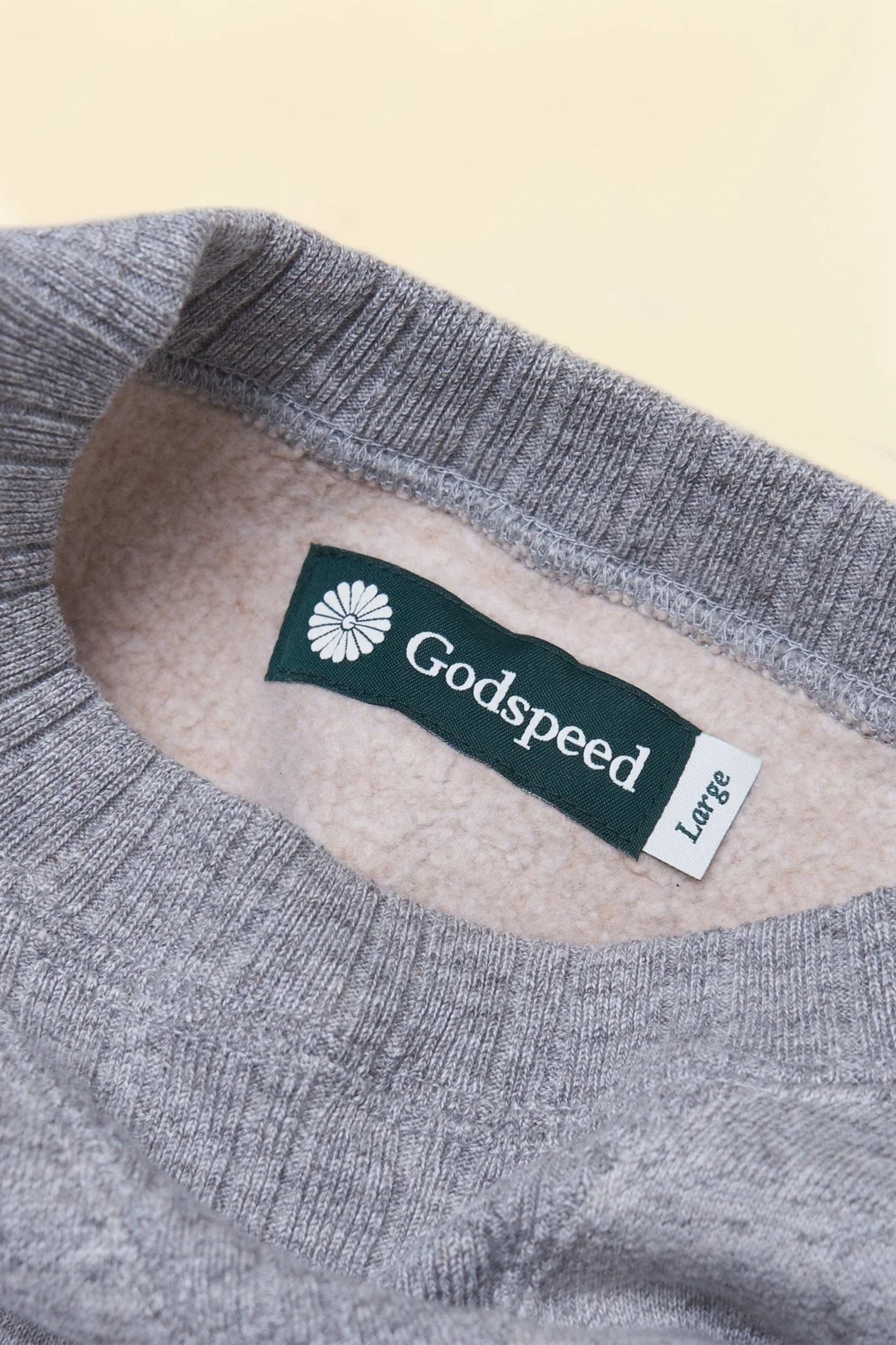 Godspeed Tsuriami Loopwheel Cotton Sweatshirt - Grey