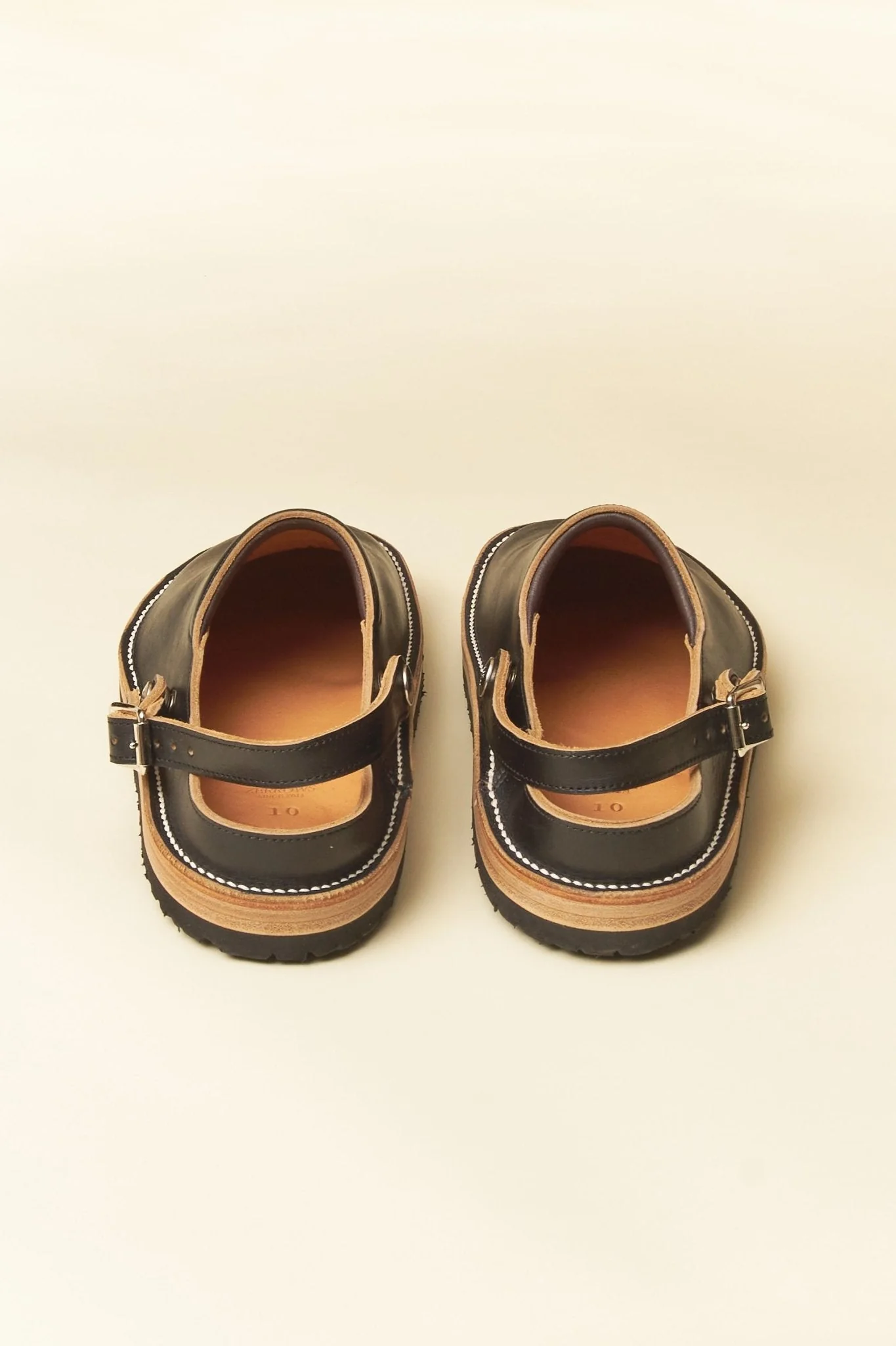 Zerrows Sabot Sandal - Black