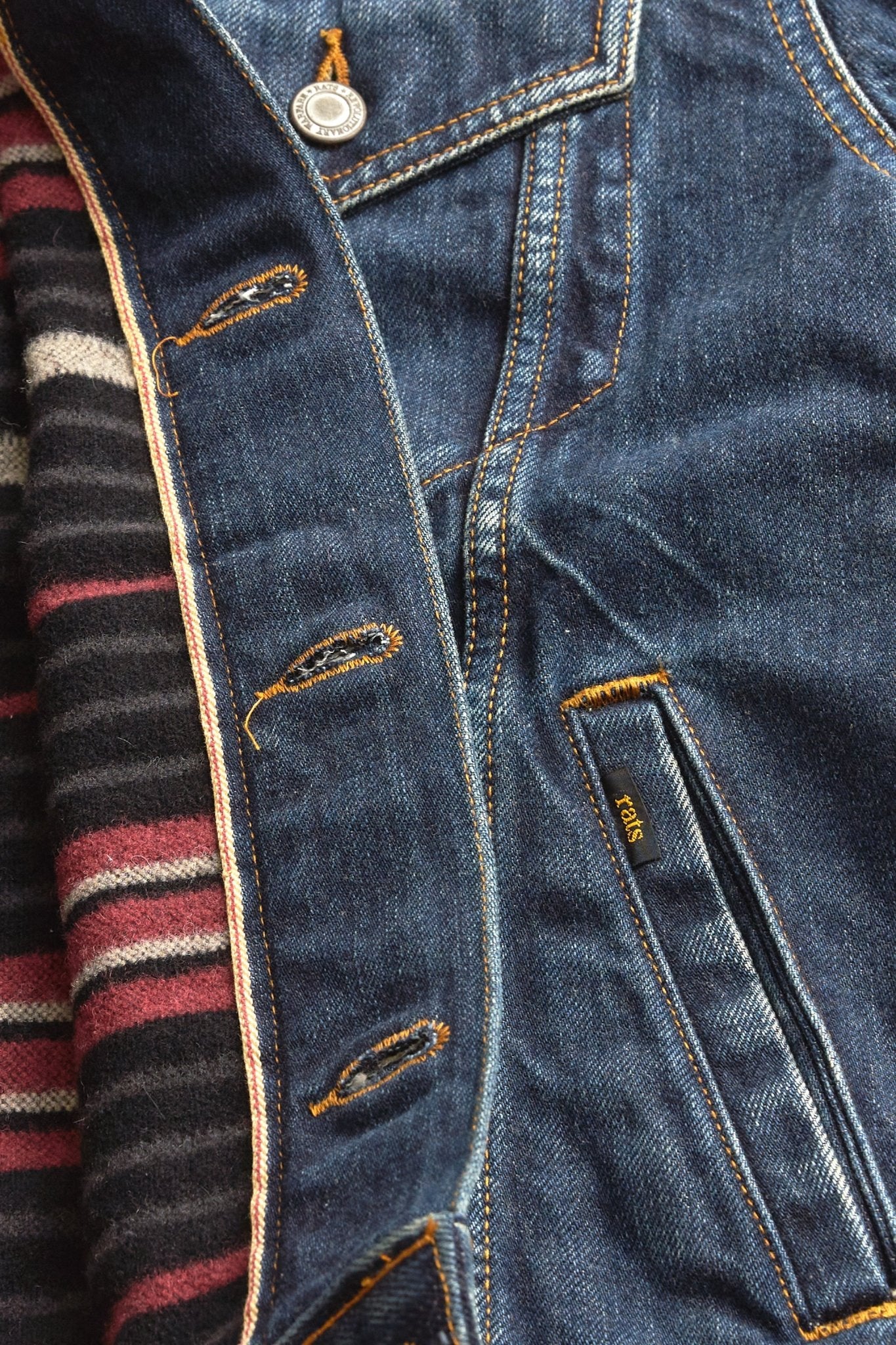 Rats Blanket Liner Denim Jacket - 13.5oz