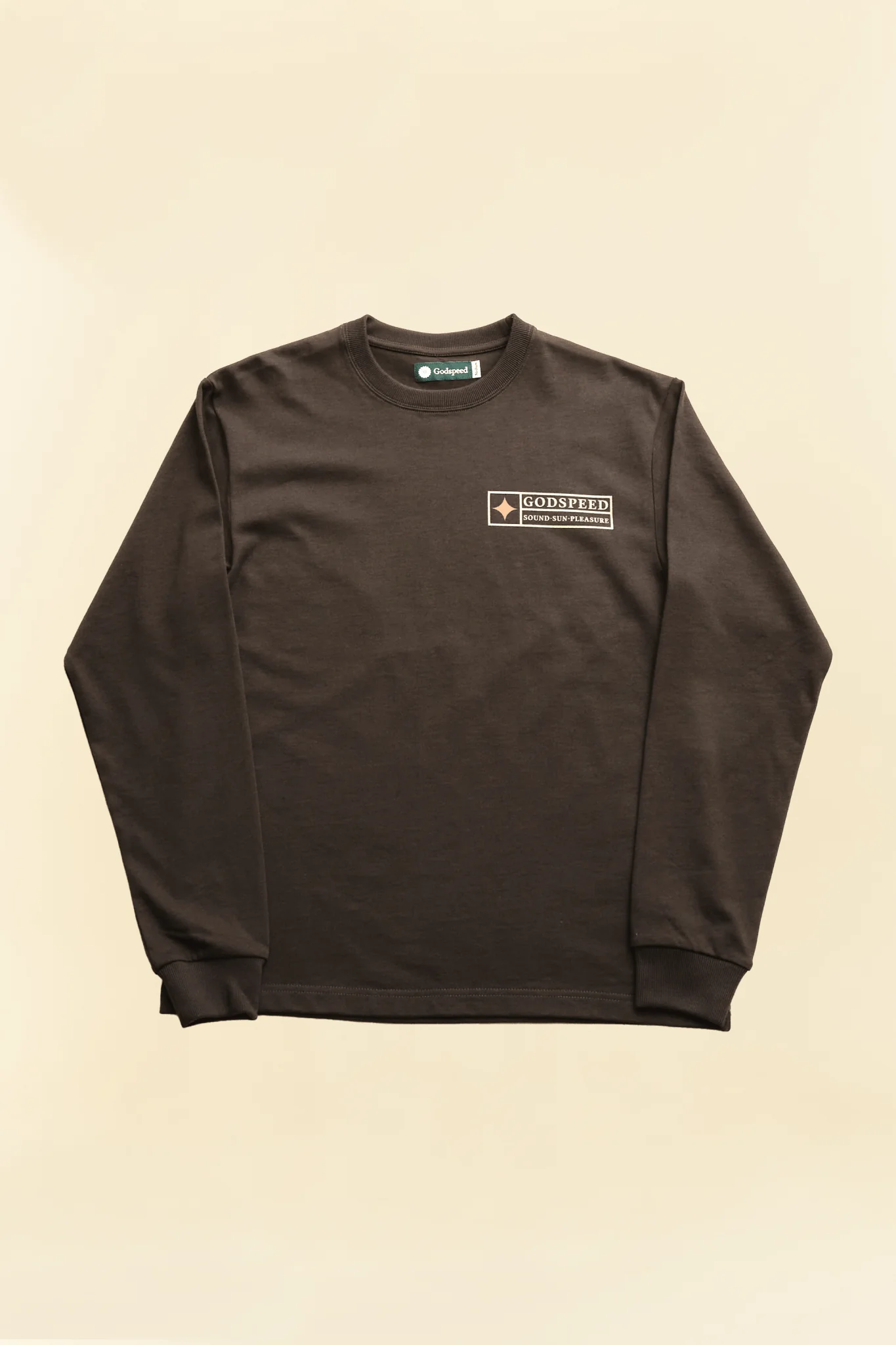 Godspeed Superior Organic L/S T-Shirt 'SSP' - Black