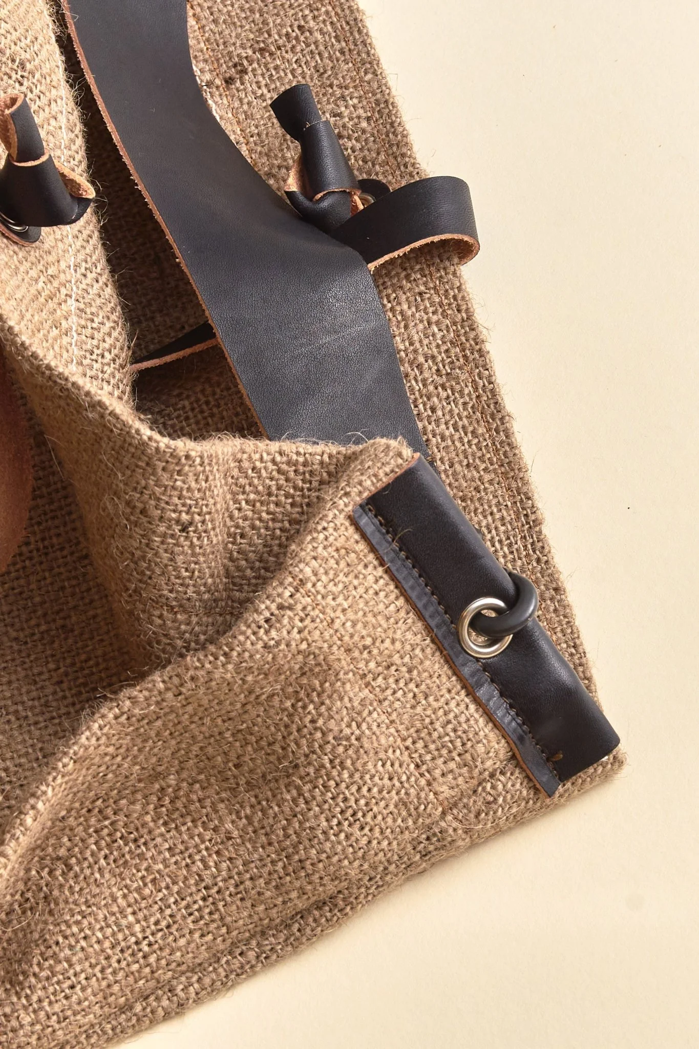 Belafonte Ragtime Store Script Bag - Jute Brown