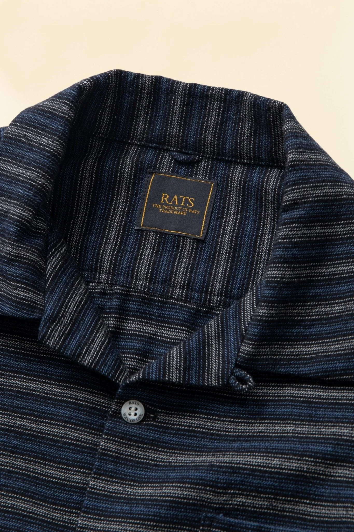 Rats Native Border Shirt - Blue