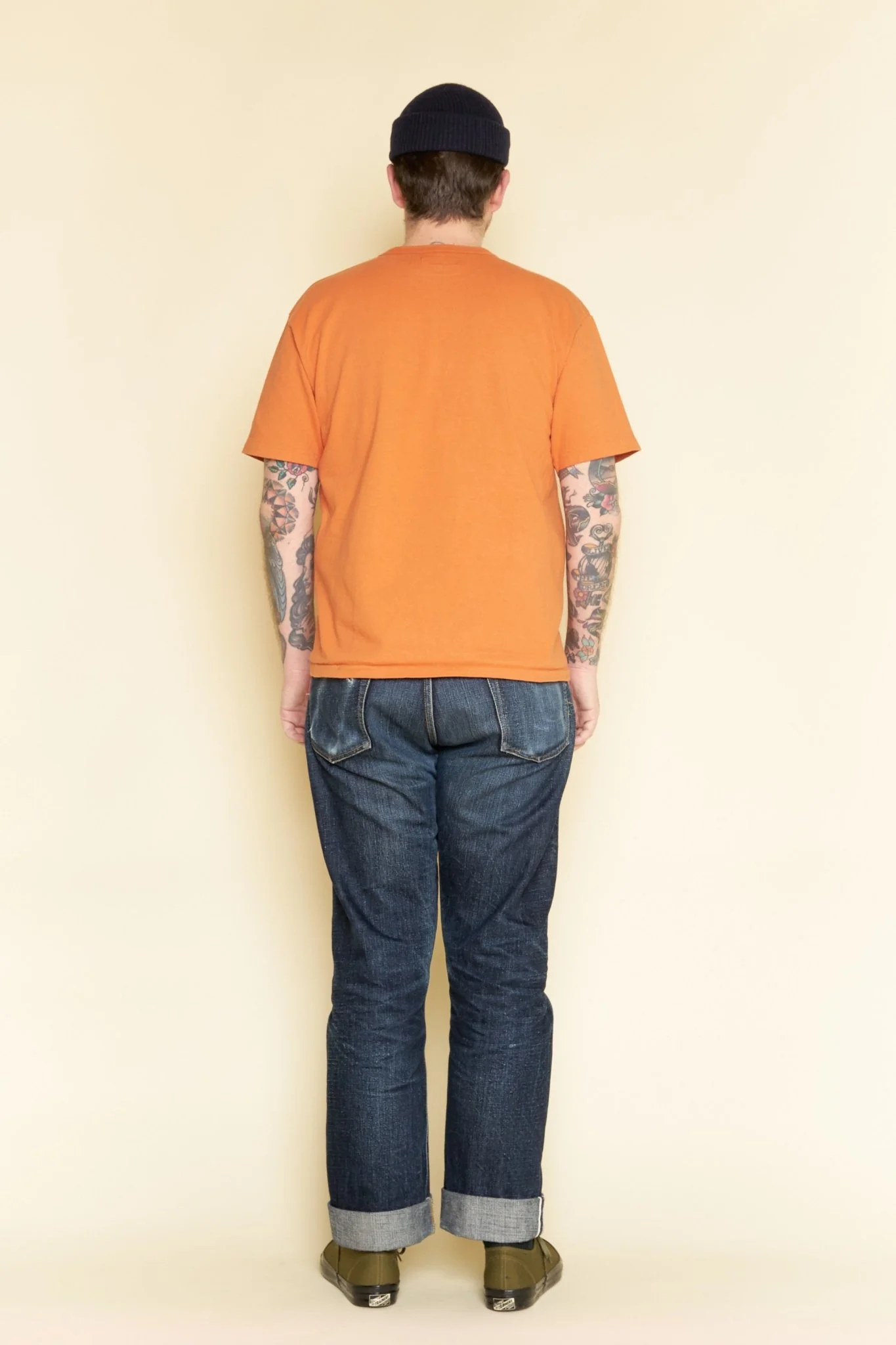 Godspeed Heavyweight Tsuriami 10oz Loopwheel T-Shirt - Orange