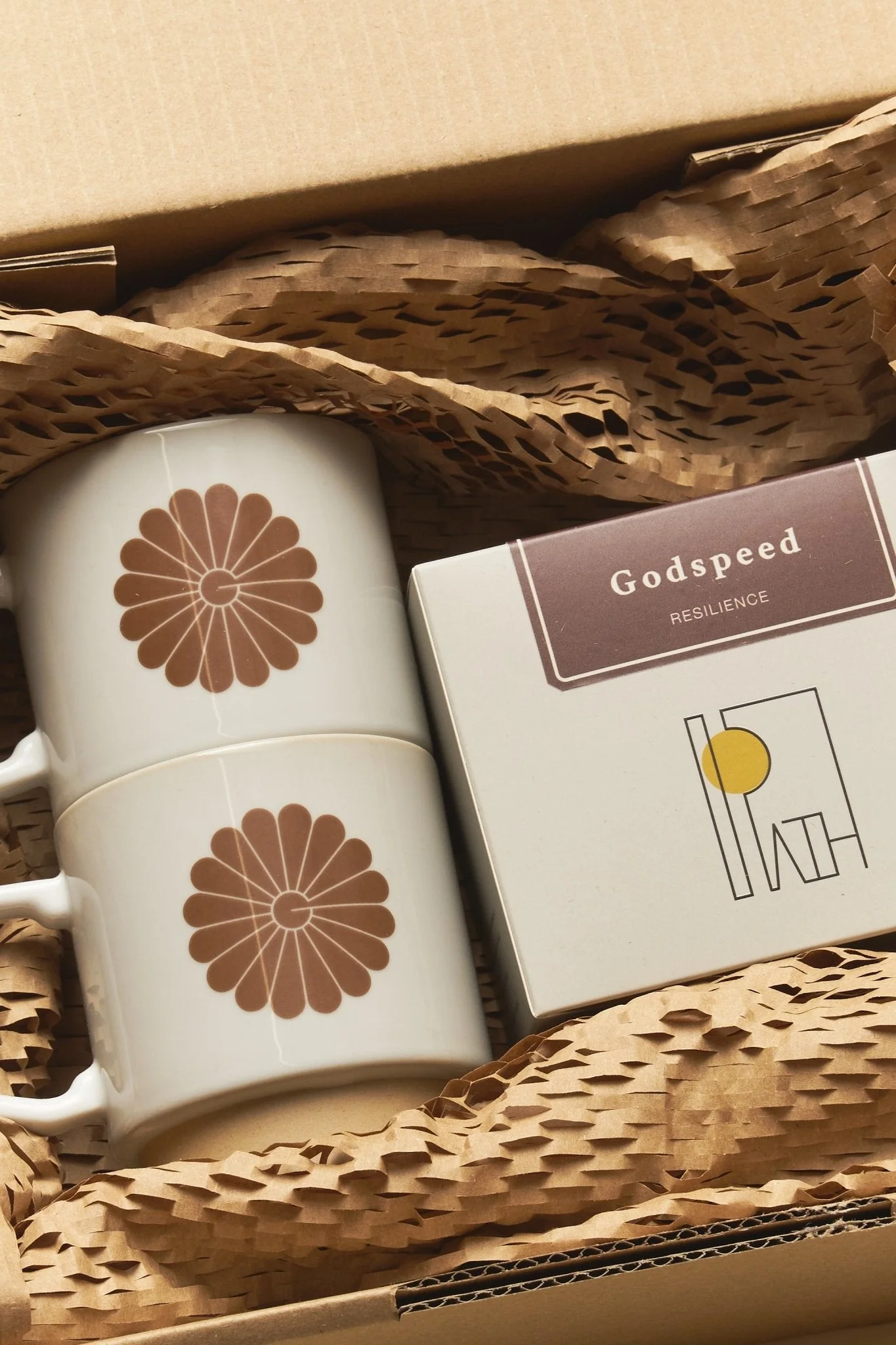Godspeed x Maruasa Porcelain x  Path Coffee - 2 Mug + 1 Coffee Set