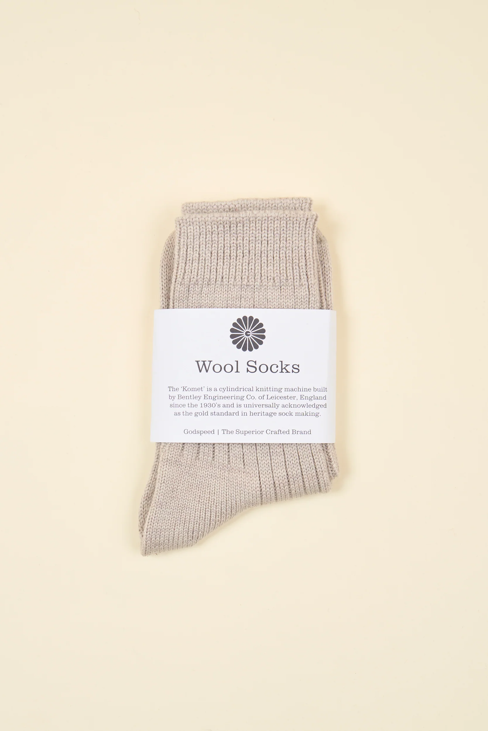 Godspeed Merino Womens Wool Socks - Oat