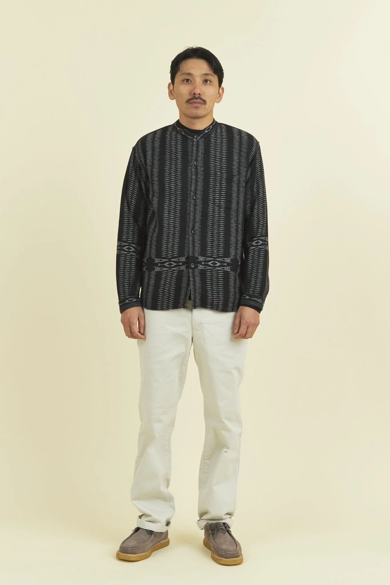 Rats Native Stand Collar Shirt