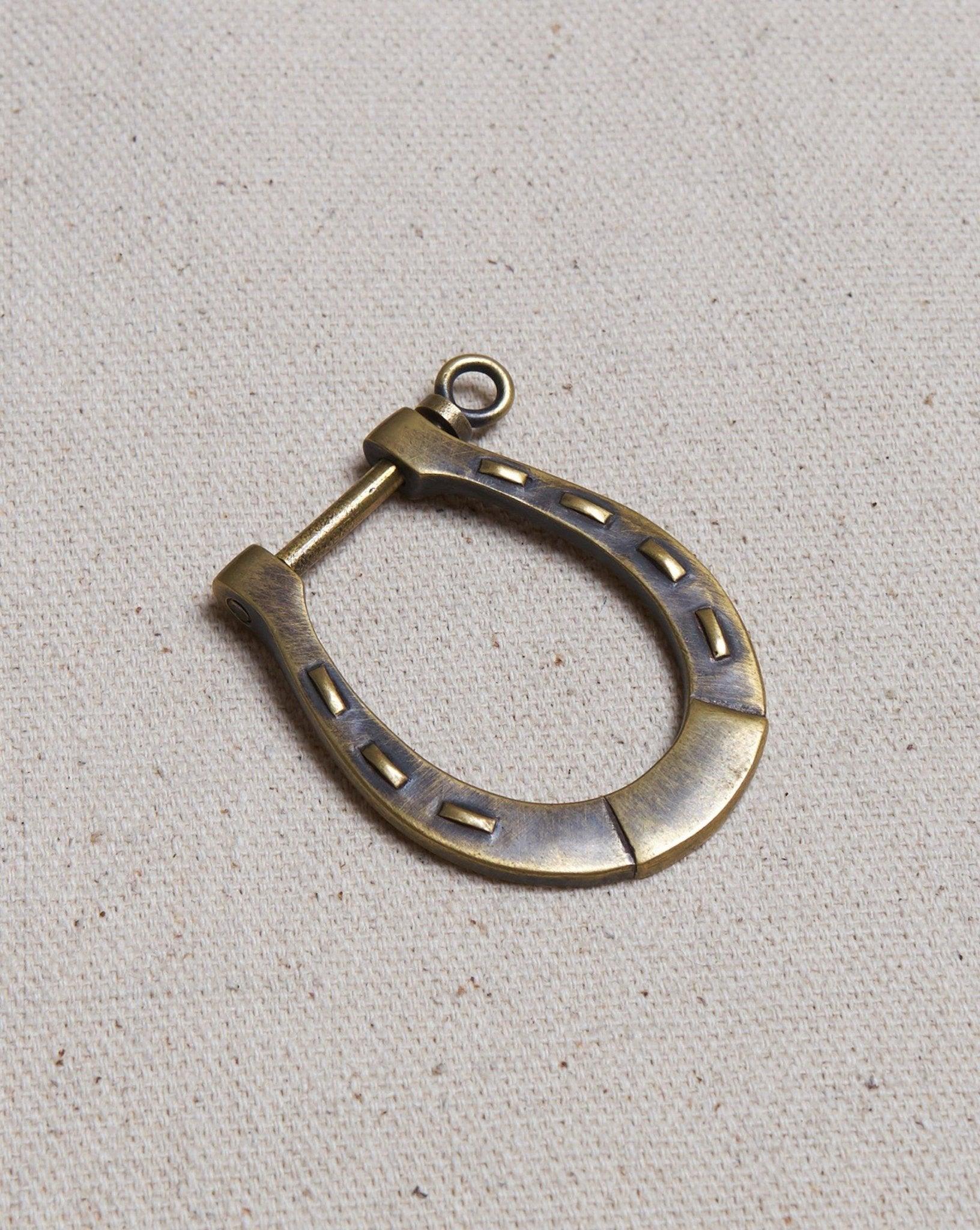 Rats Brass Horseshoe Keyholder