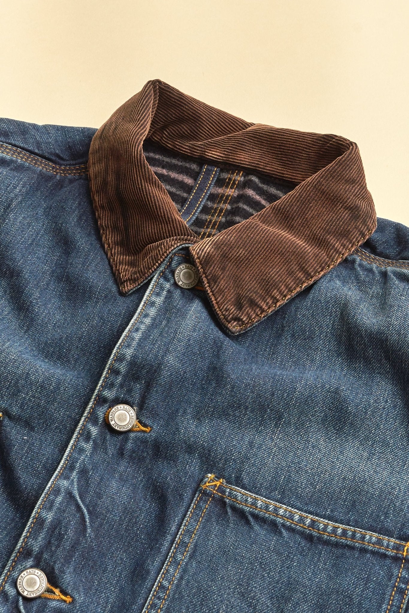 Rats Blanket Lined Denim Chore Coat - 13.5oz