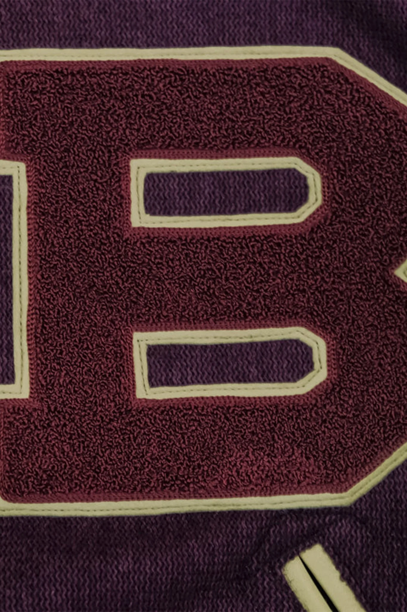 Brown's Beach Varsity Jacket - Burgundy