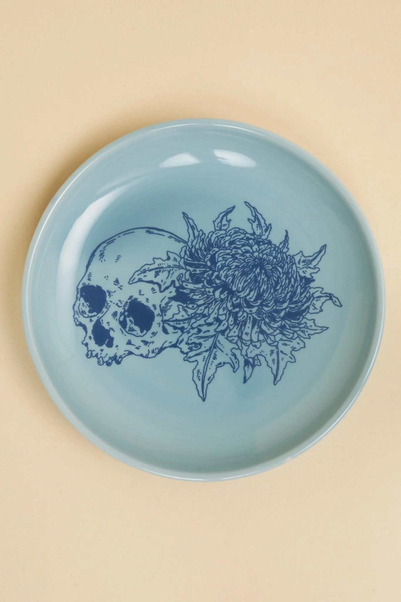 Radiall Kiku Dokuro Plate - Blue