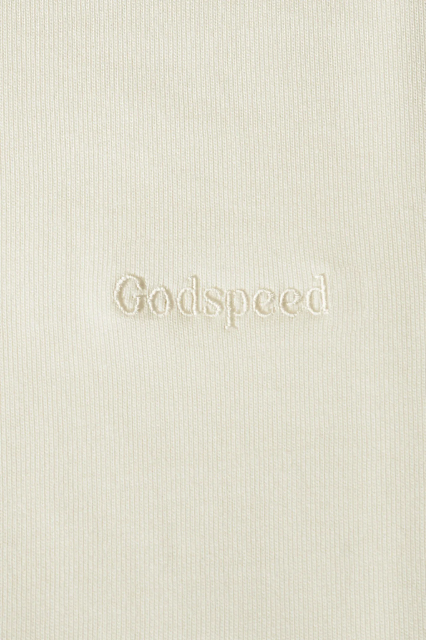 Godspeed Tonal Mini Logo Heavyweight Organic T-Shirt - Natural