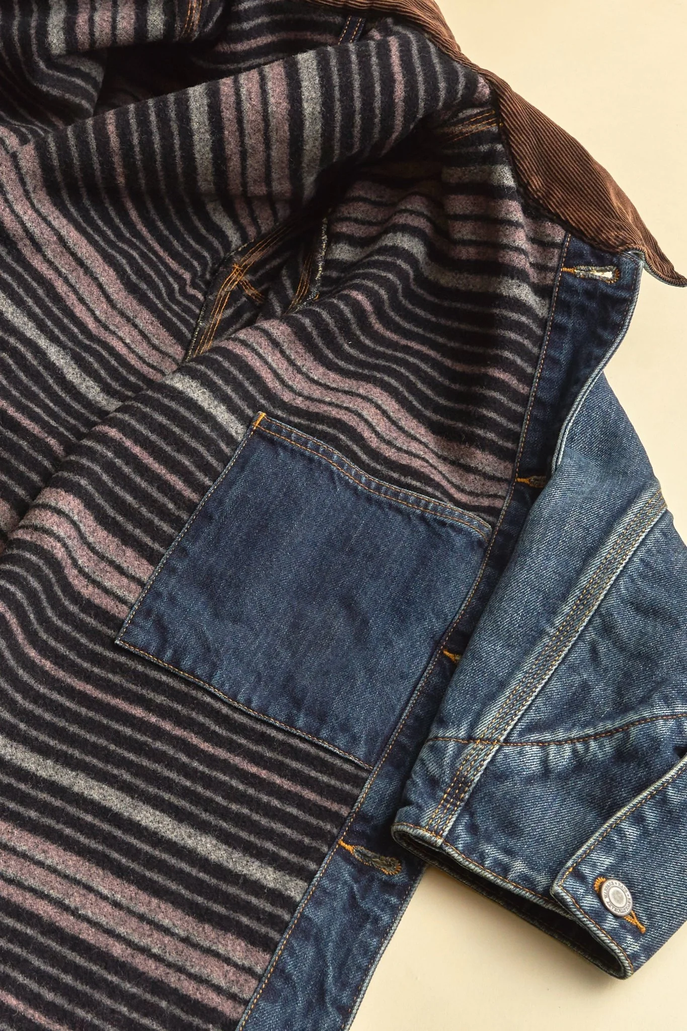 Rats Blanket Lined Denim Chore Coat - 13.5oz