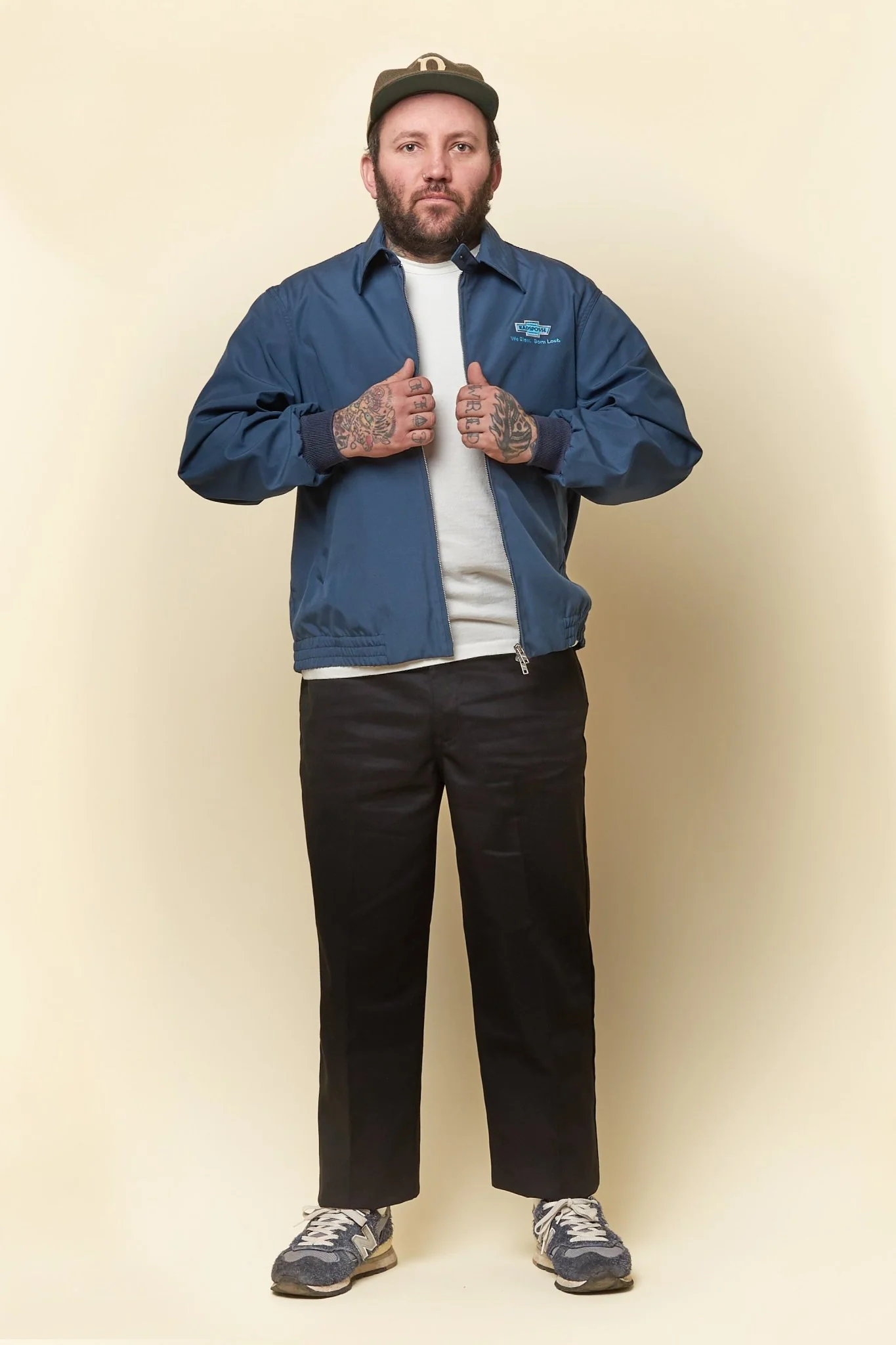 Radiall Posse Zip Up Blouson - Navy