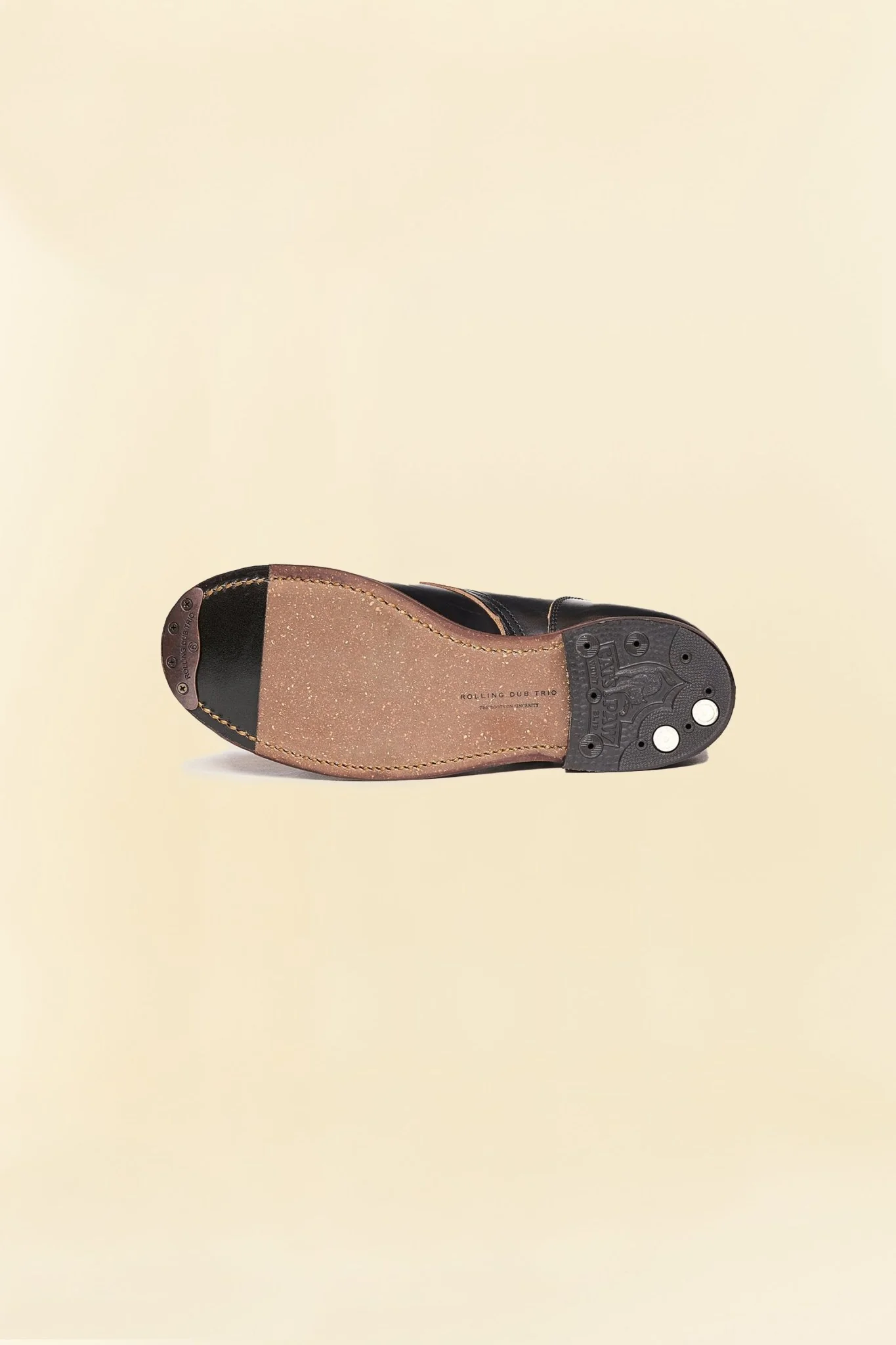 Rolling Dub Trio Coupen Low Moc Toe Boot - Oil Black Chromexcel