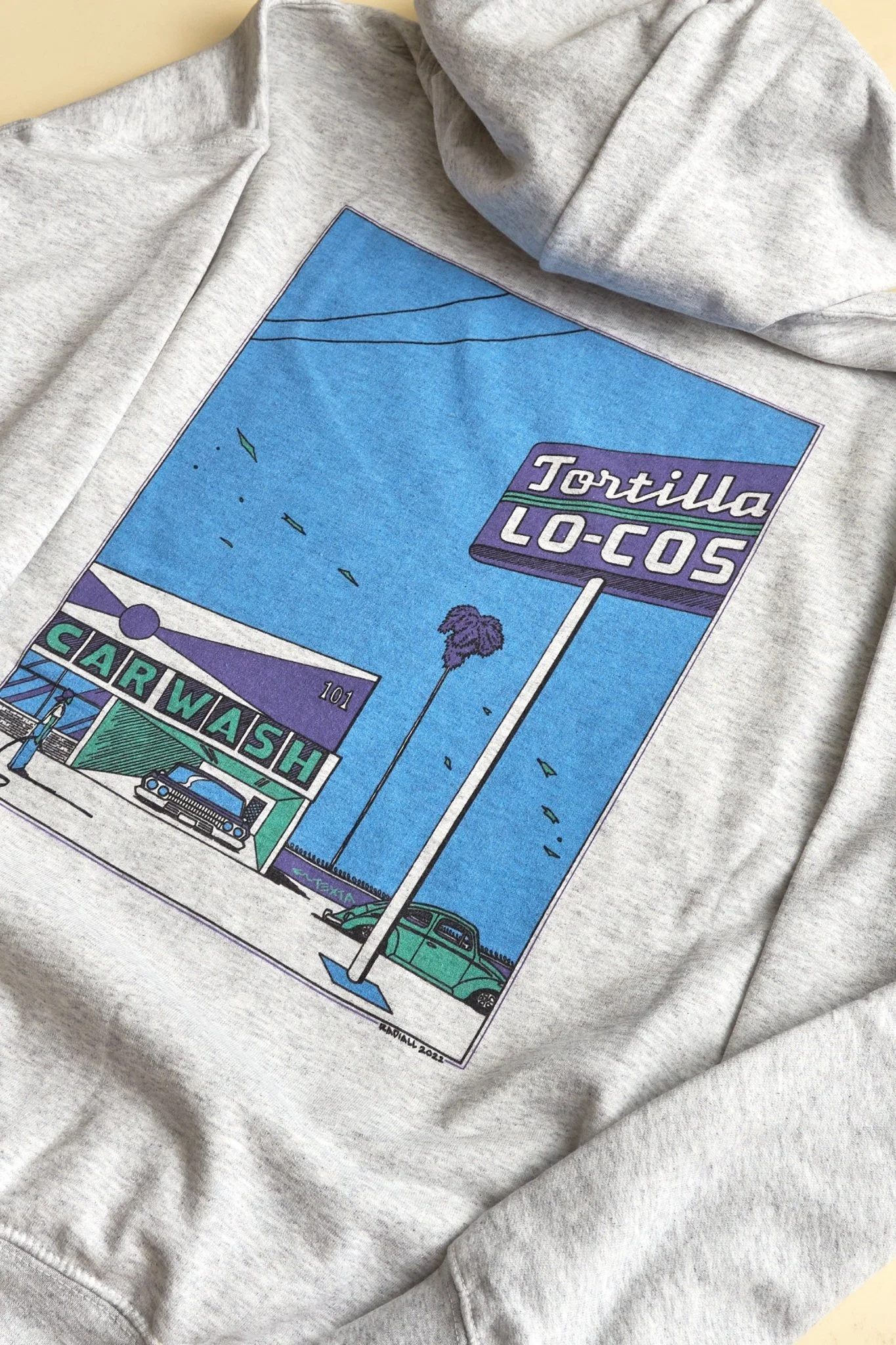 Radiall Car Wash Hoodie - Ash Gray