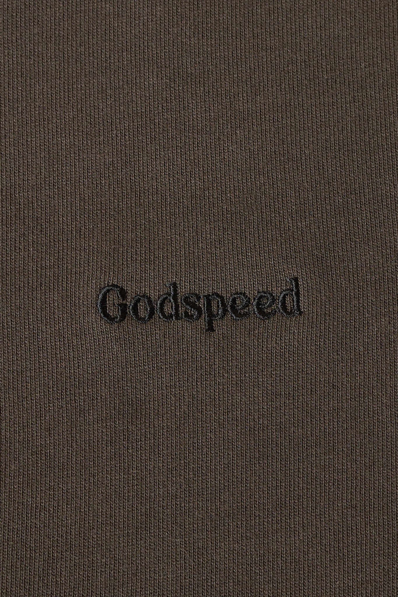 Godspeed Tonal Mini Logo Heavyweight Organic T-Shirt - Vintage Black