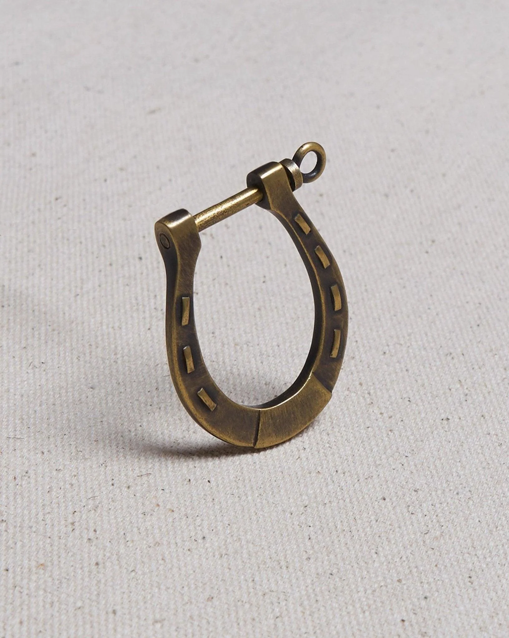 Rats Brass Horseshoe Keyholder