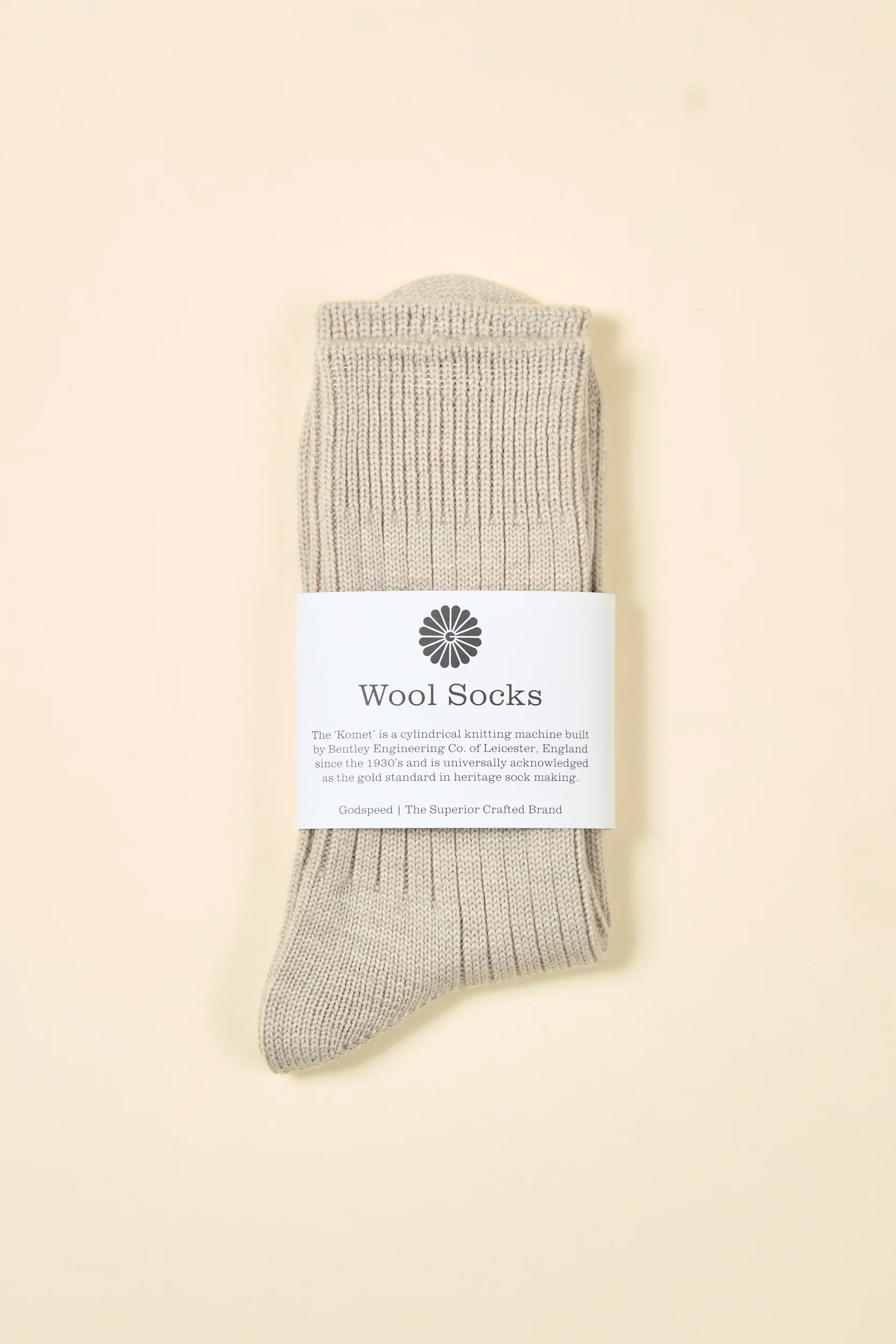 Godspeed Merino Wool Socks - Oat