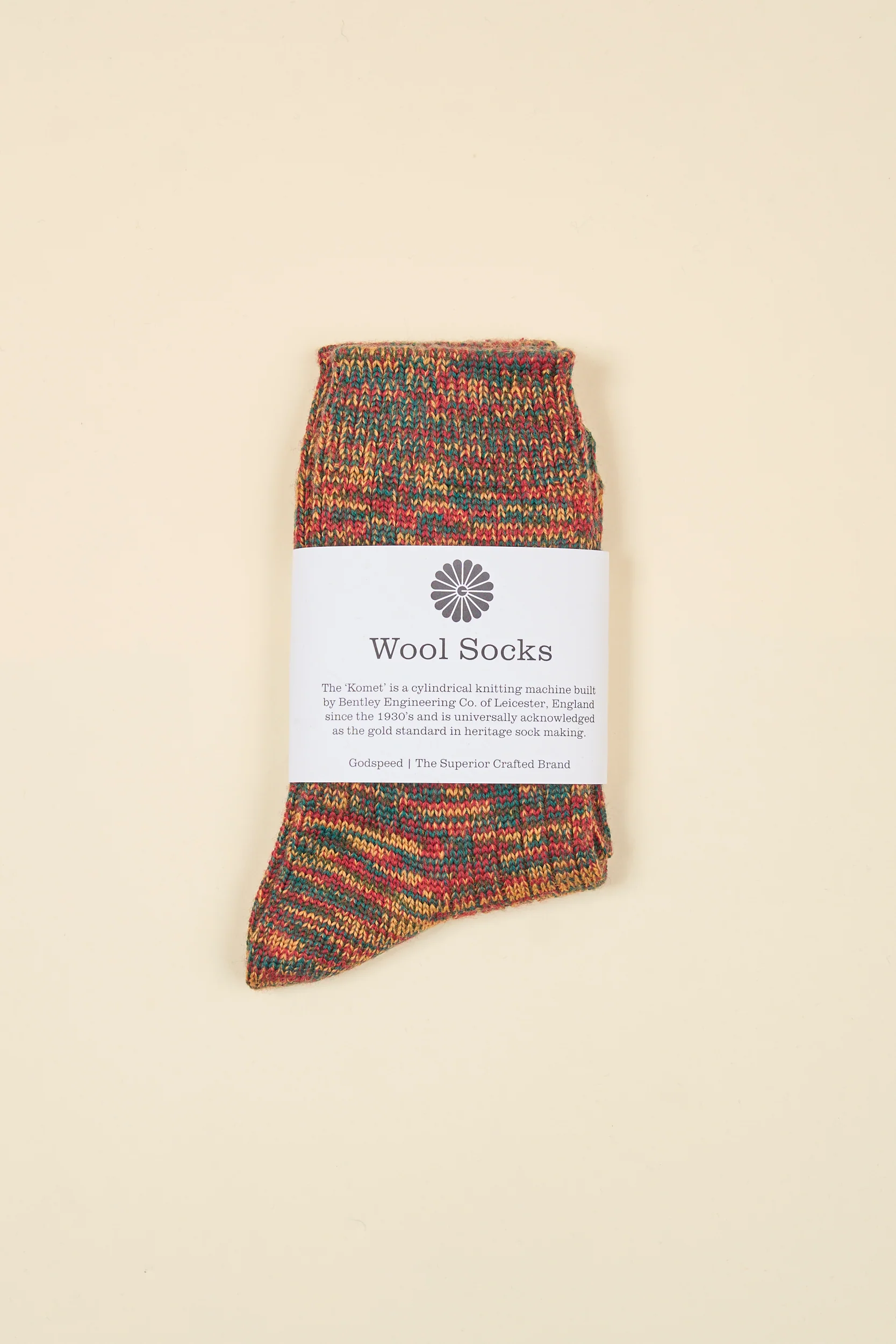 Godspeed Merino Womens Wool Socks - Magma