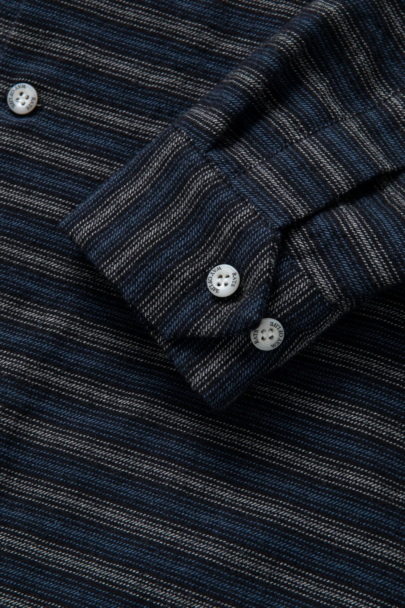 Rats Native Border Shirt - Blue