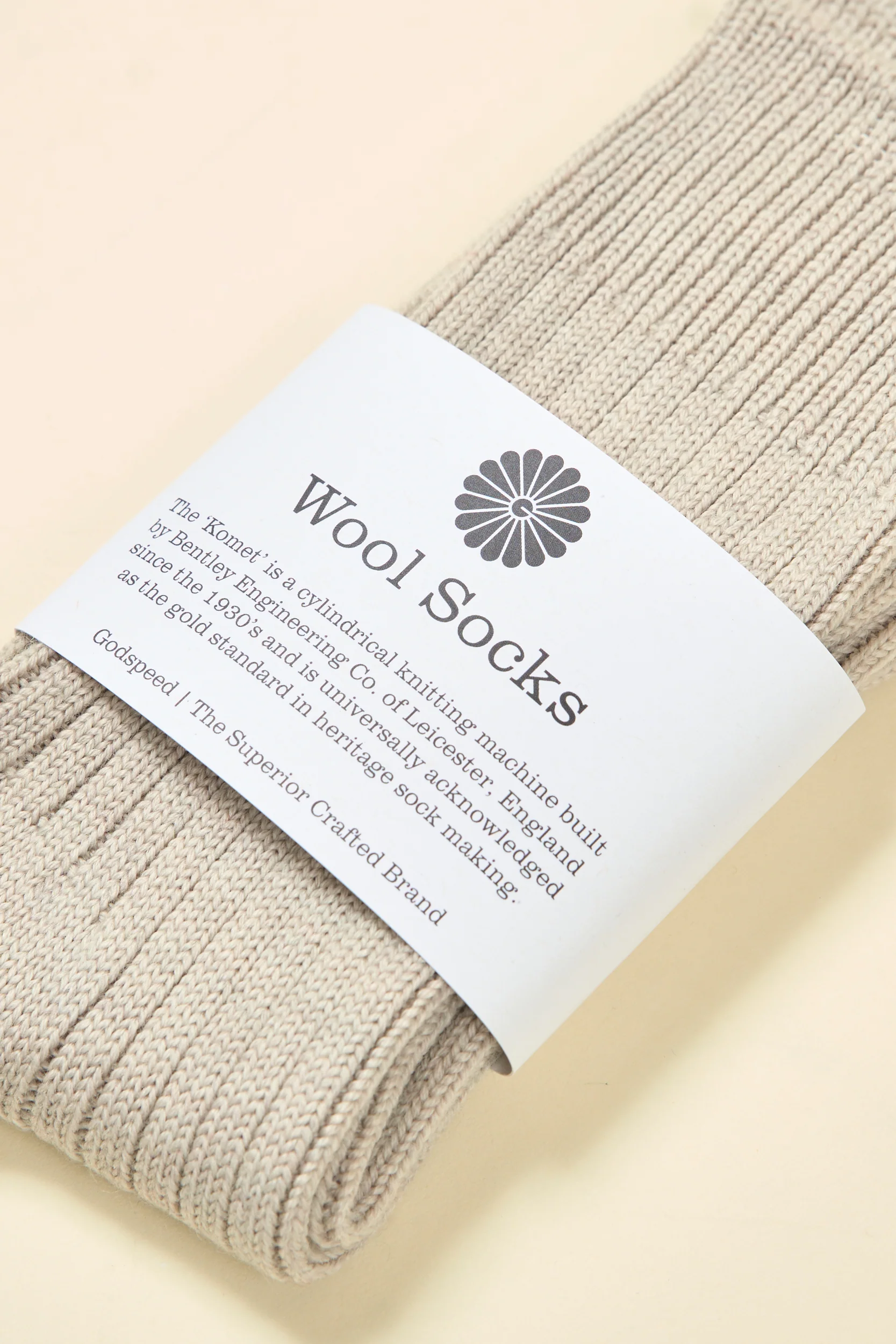 Godspeed Merino Wool Socks - Oat