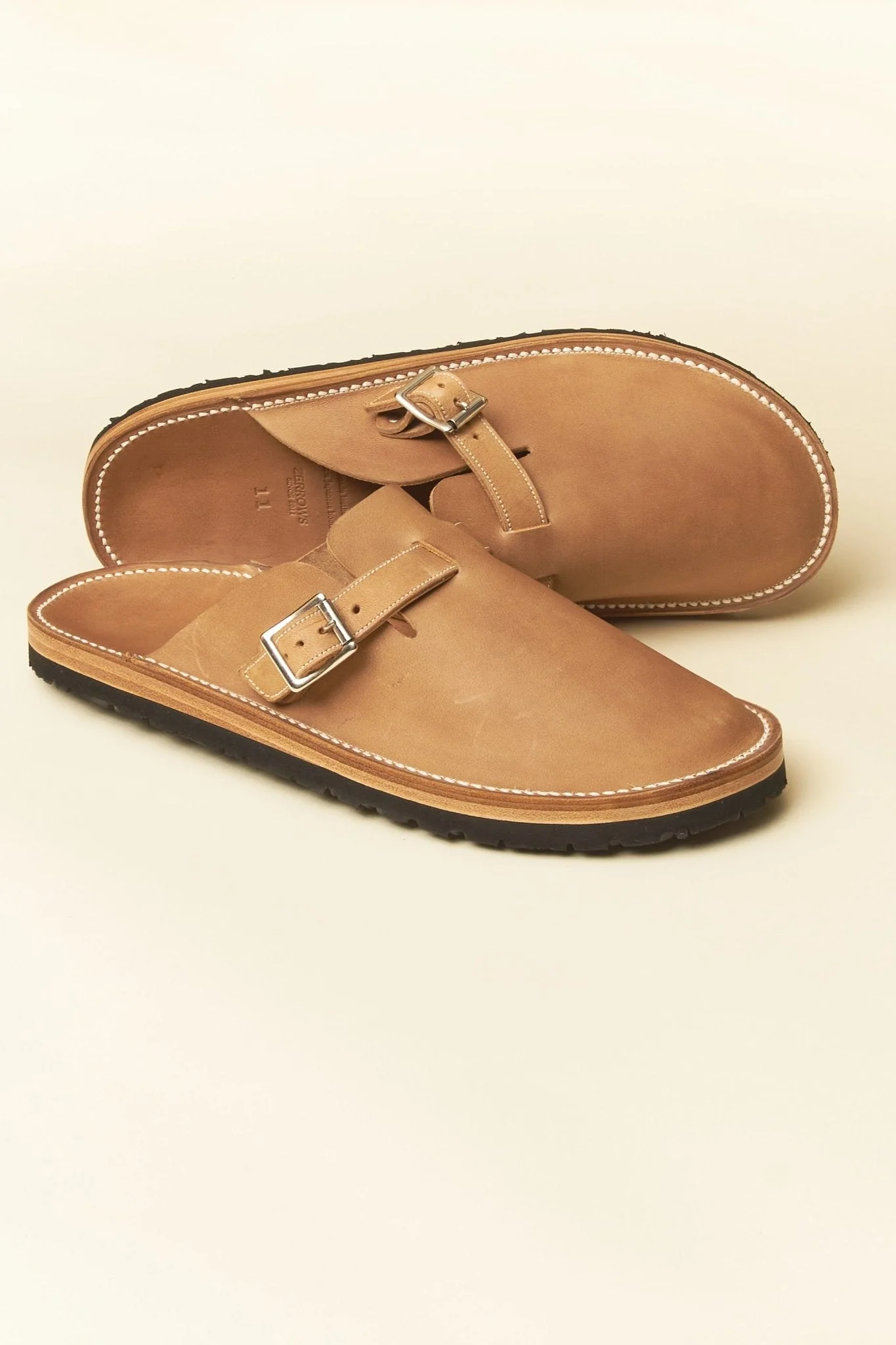 Zerrows Slit Sandal - Natural