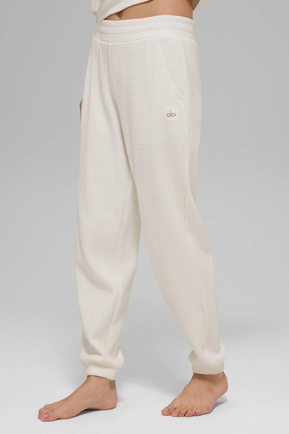 Waffle Weekend Escape Jogger - Ivory